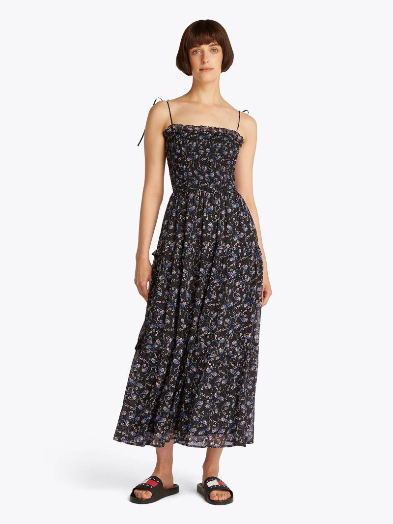 Tommy Jeans Maxikleid »TJW AOP CHIFFON MAXI DRESS EXT«, mit Allover-Print, Rüschen von TOMMY JEANS