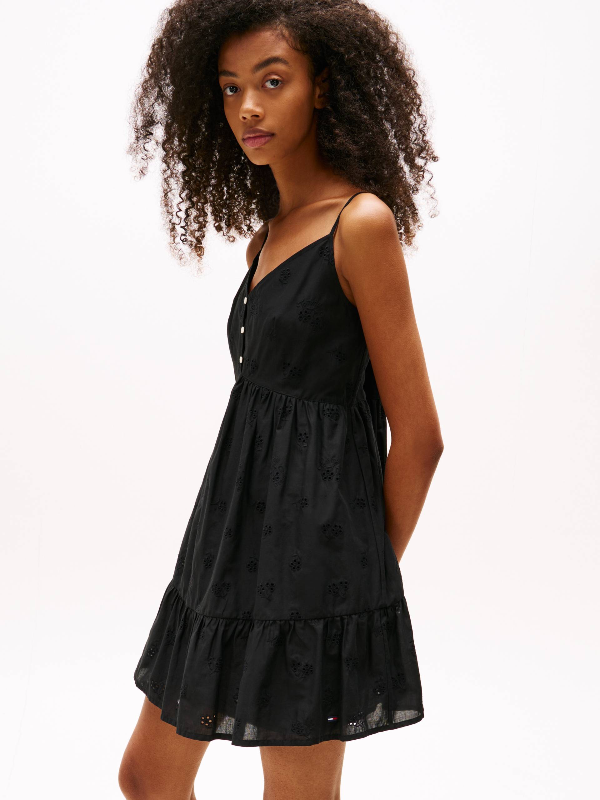 Tommy Jeans Minikleid »TJW BRODERIE ANGLAISE DRESS«, mit Volant und Allover Stickerei Tommy Jeans Minikleid »TJW BRODERIE ANGLAISE DRESS«, mit Volant und Allover Stickerei von TOMMY JEANS