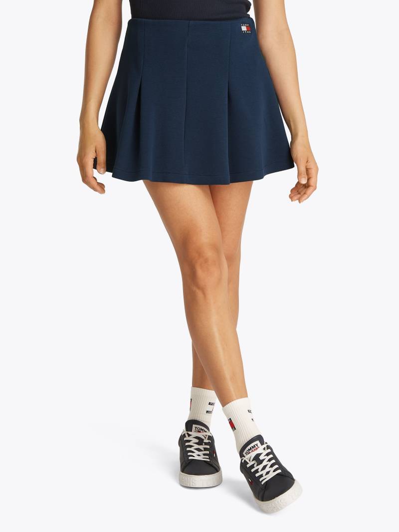 Tommy Jeans Minirock »TJW PIQUE BADGE F&F SKIRT EXT«, mit Logo-Badge, Pique-Qualität, Fit & Flare von TOMMY JEANS