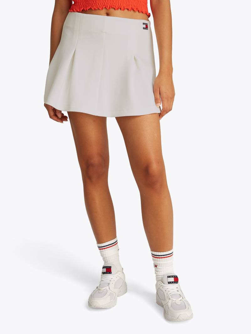 Tommy Jeans Minirock »TJW PIQUE BADGE F&F SKIRT EXT«, mit Logo-Badge, Pique-Qualität, Fit & Flare von TOMMY JEANS