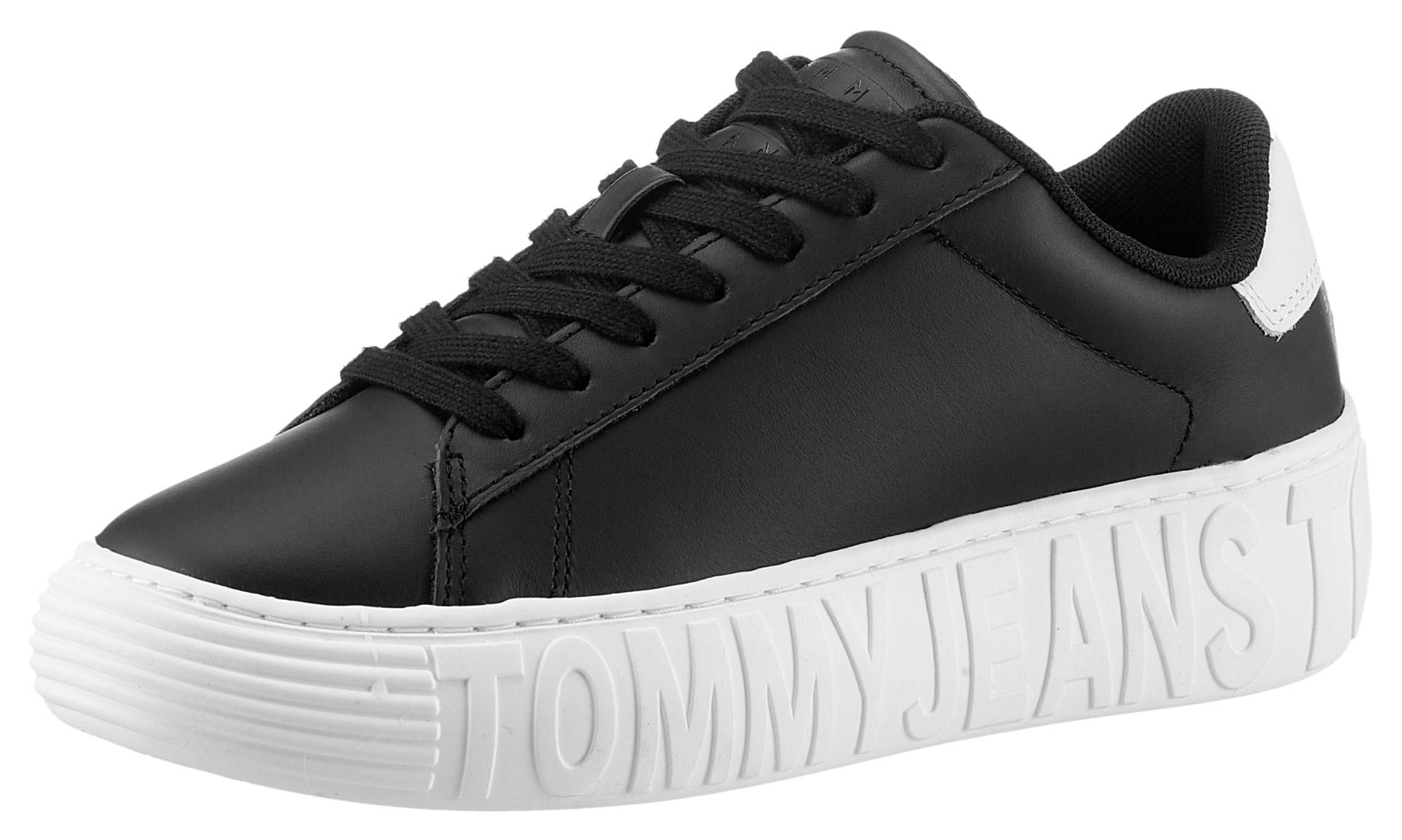 Tommy Jeans Plateausneaker »TJW LEATHER CUPSOLE ESS« von TOMMY JEANS