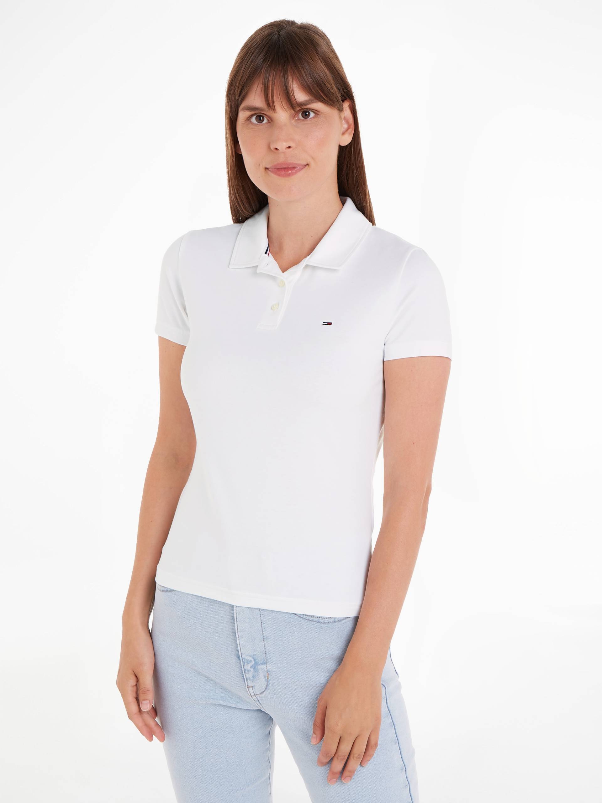 Tommy Jeans Poloshirt, mit kurzer Knopfleiste von TOMMY JEANS