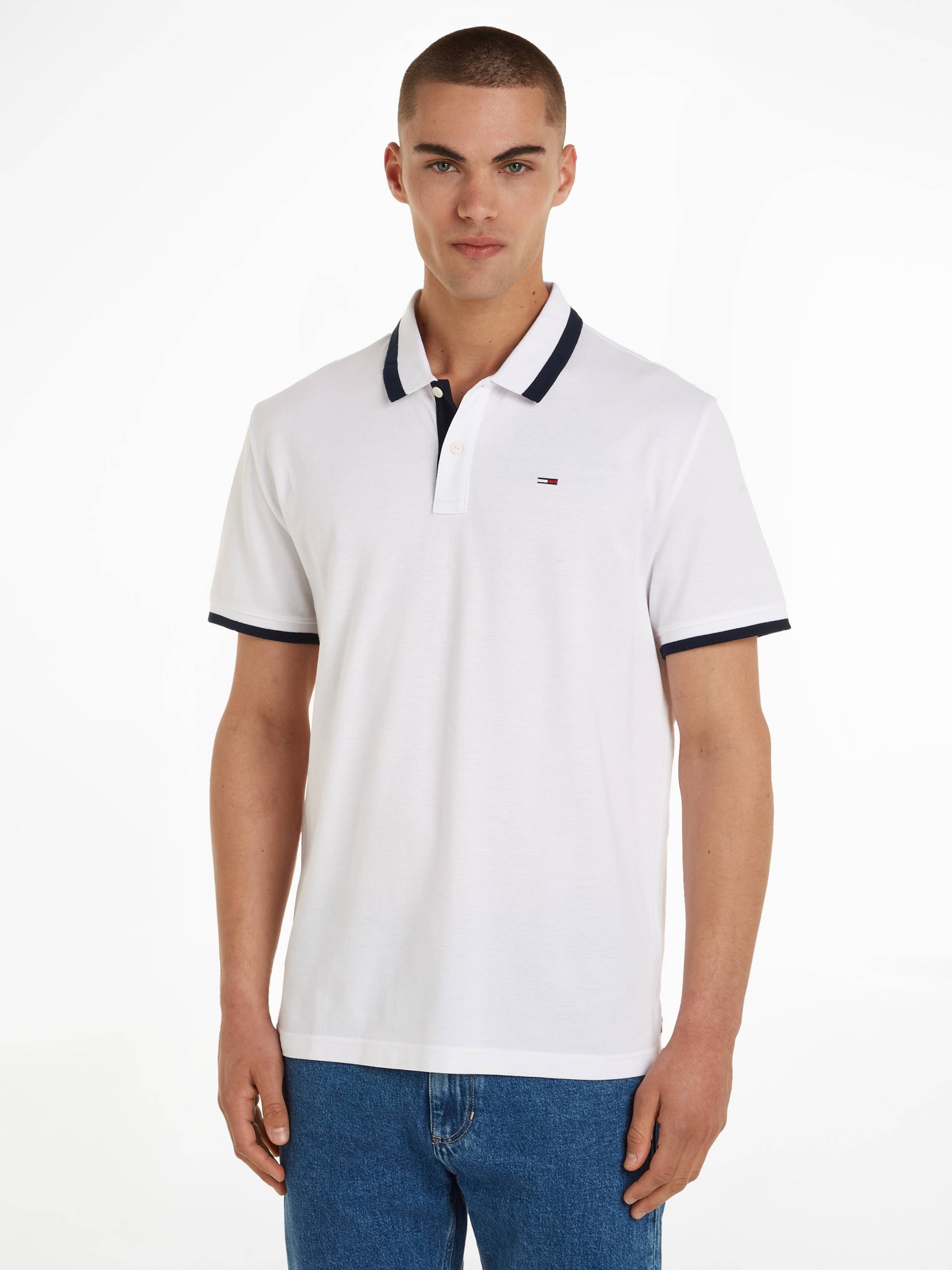 Tommy Jeans Poloshirt »TJM REG SOLID TIPPED POLO« von TOMMY JEANS
