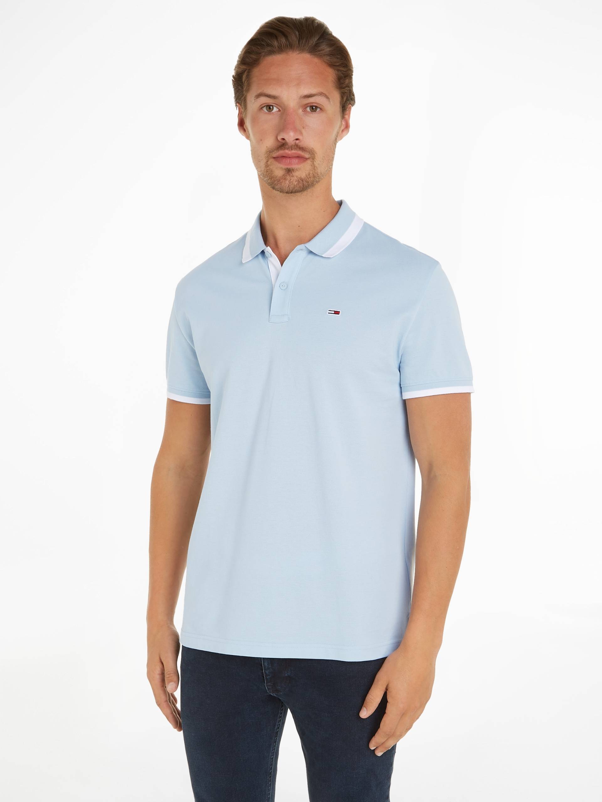 Tommy Jeans Poloshirt »TJM REG SOLID TIPPED POLO« von TOMMY JEANS