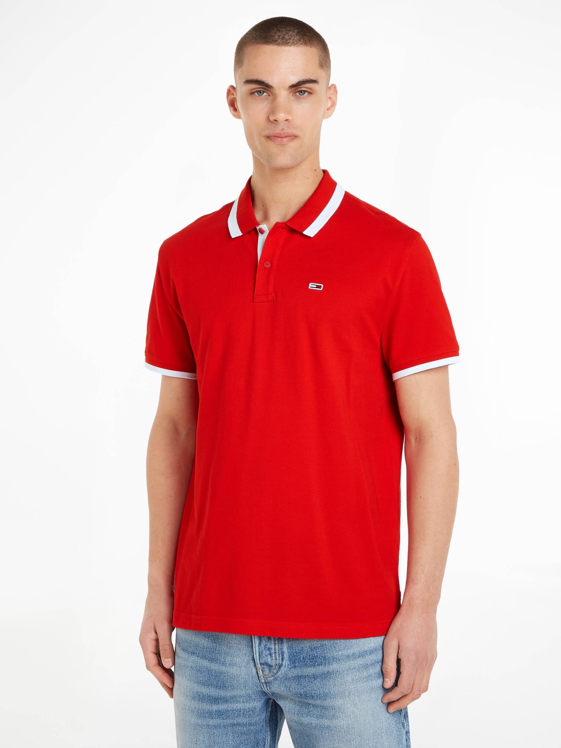 Tommy Jeans Poloshirt »TJM REG SOLID TIPPED POLO« von TOMMY JEANS