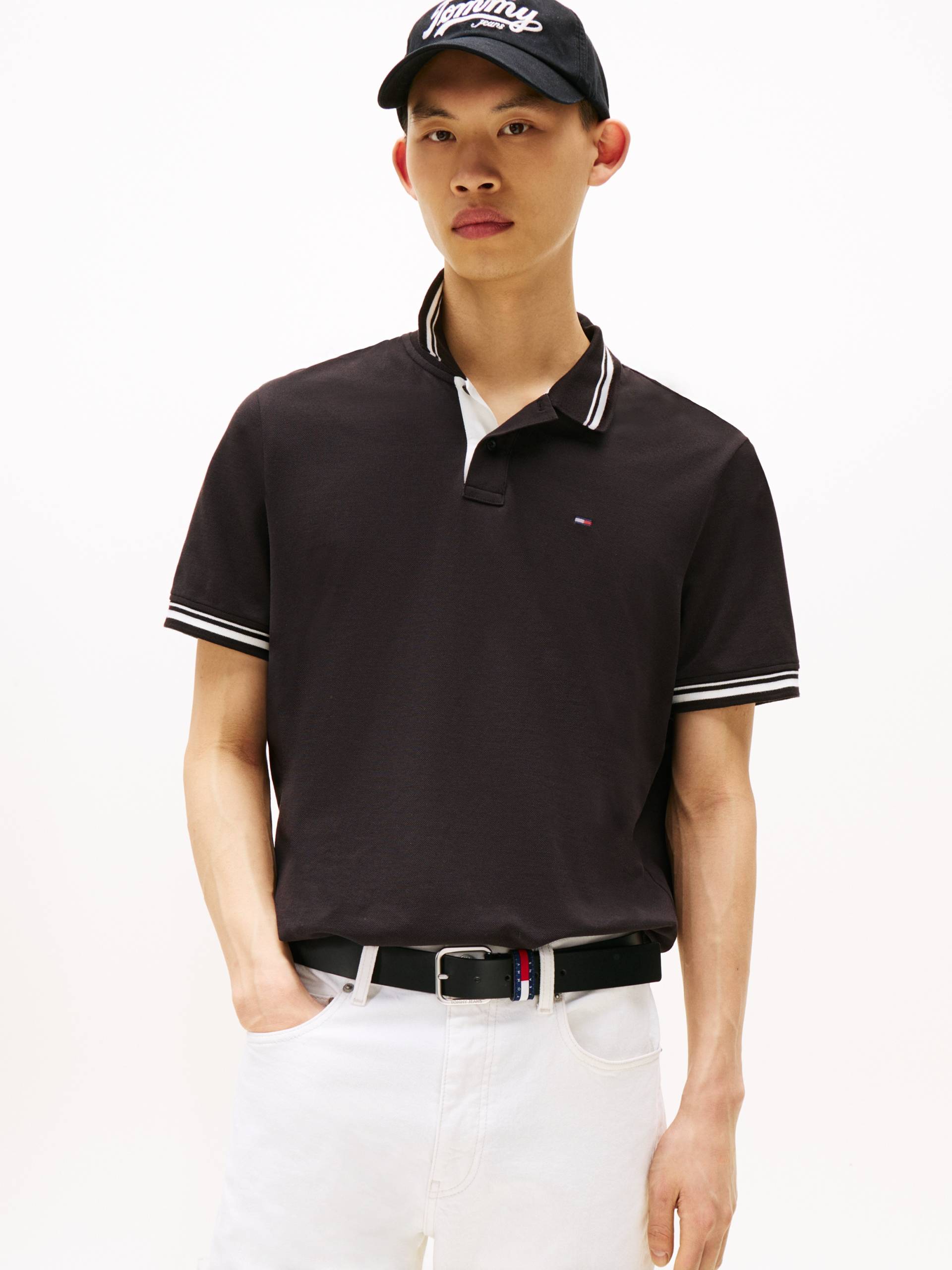 Tommy Jeans Poloshirt »TJM REG TIPPED POLO EXT«, Mit Rundhalsausschnitt Tommy Jeans Poloshirt »TJM REG TIPPED POLO EXT«, Mit Rundhalsausschnitt von TOMMY JEANS