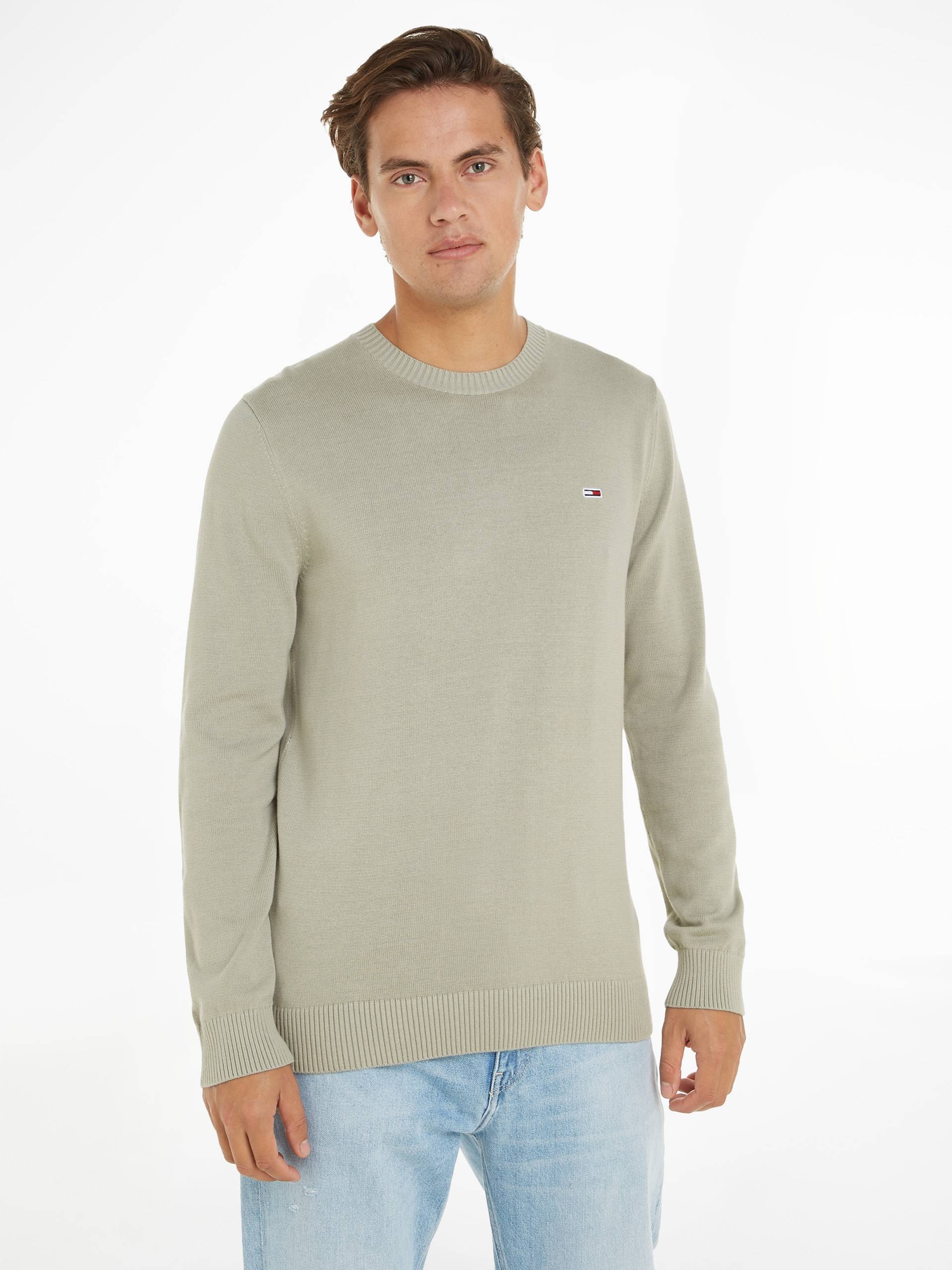 Tommy Jeans Rundhalspullover »TJM SLIM ESSENTIAL LIGHT SWEATER« von TOMMY JEANS