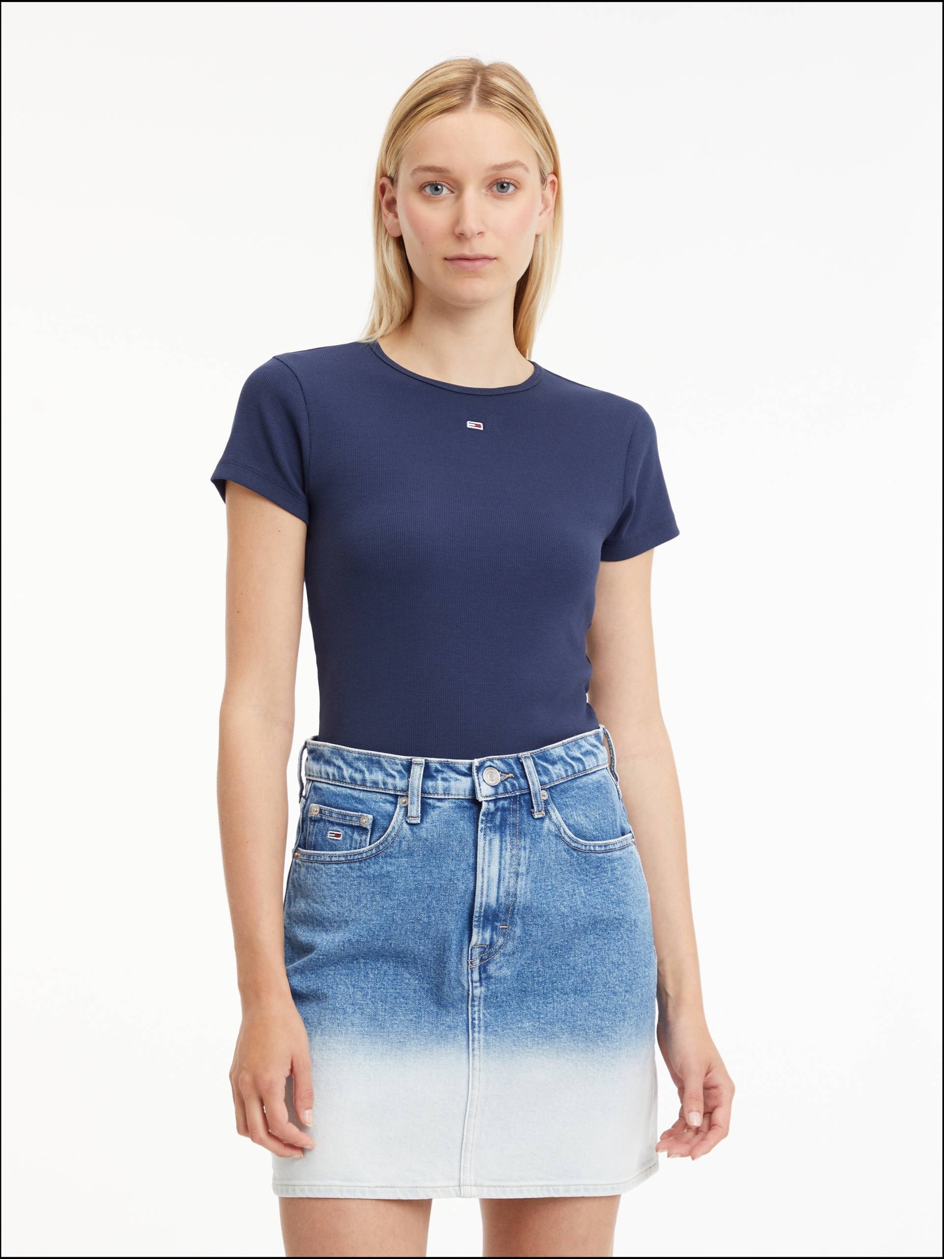 Tommy Jeans T-Shirt »TJW BBY ESSENTIAL RIB SS« von TOMMY JEANS