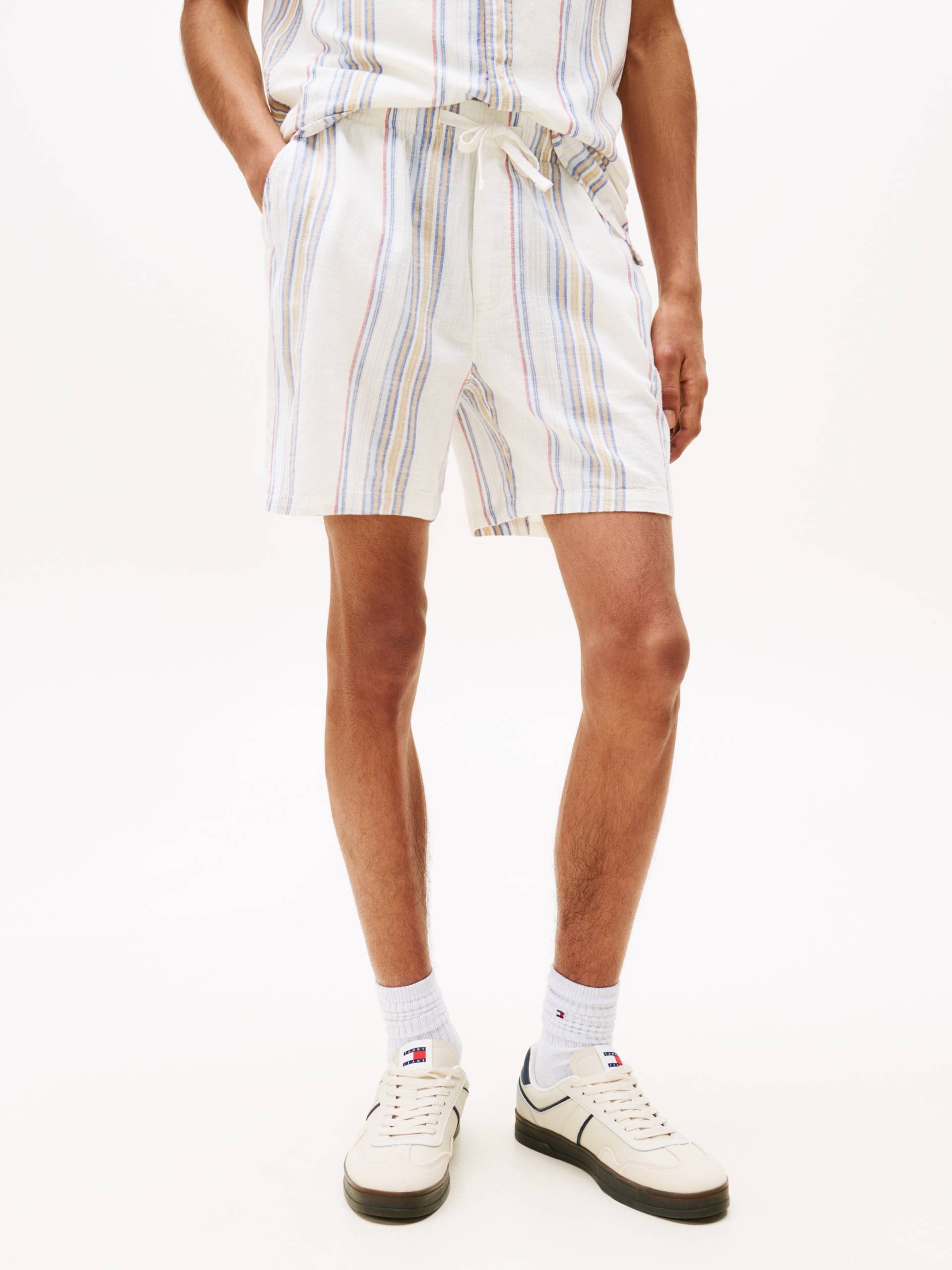 Tommy Jeans Shorts »TJM SLUB STR BEACH SHORT EXT«, modisch gestreift von TOMMY JEANS