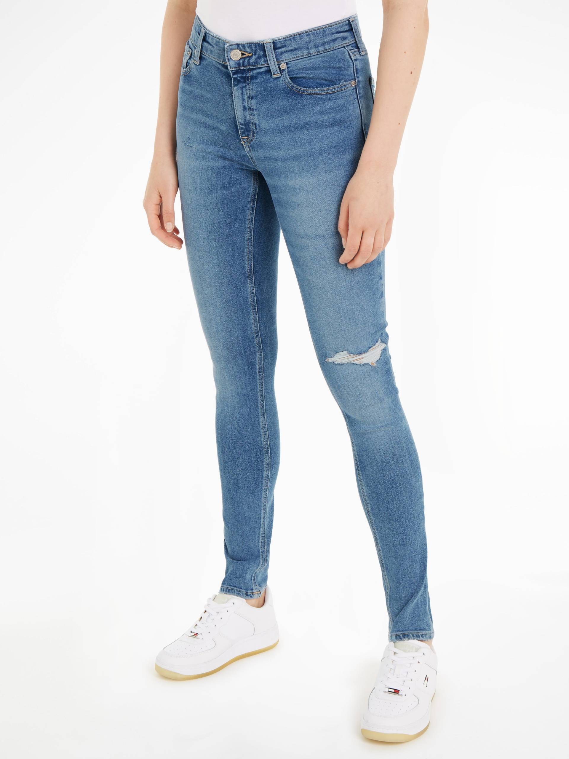 Tommy Jeans Skinny-fit-Jeans »Nora Mid Rise Skinny Fit«, mit Tommy Jeans Markenlabel & Badge Tommy Jeans Skinny-fit-Jeans »Nora Mid Rise Skinny Fit«, mit Tommy Jeans Markenlabel & Badge von TOMMY JEANS