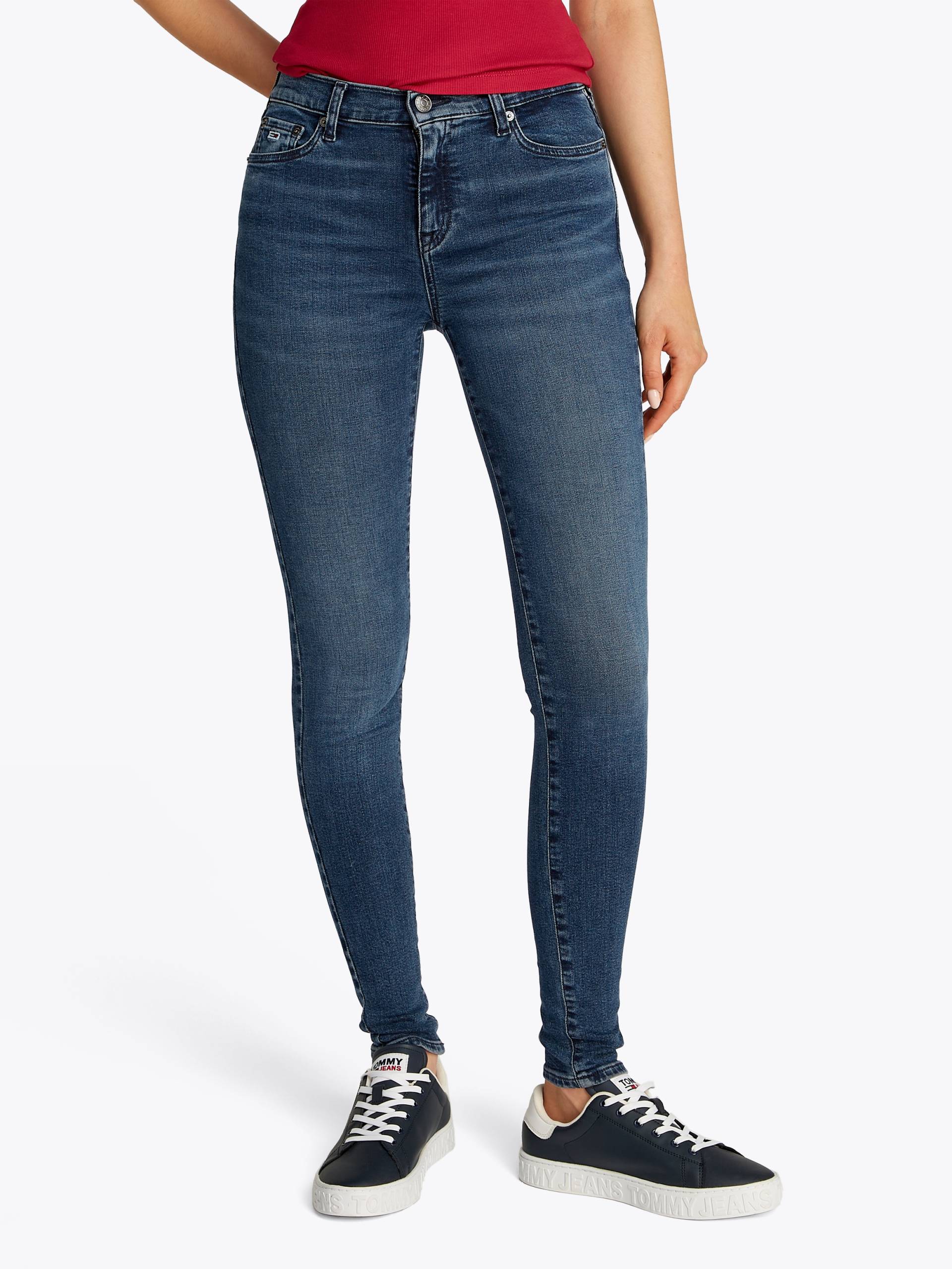 Tommy Jeans Skinny-fit-Jeans »Nora Mid Rise Skinny Fit«, mit Waschung, mit Logo-Badge Tommy Jeans Skinny-fit-Jeans »Nora Mid Rise Skinny Fit«, mit Waschung, mit Logo-Badge von TOMMY JEANS
