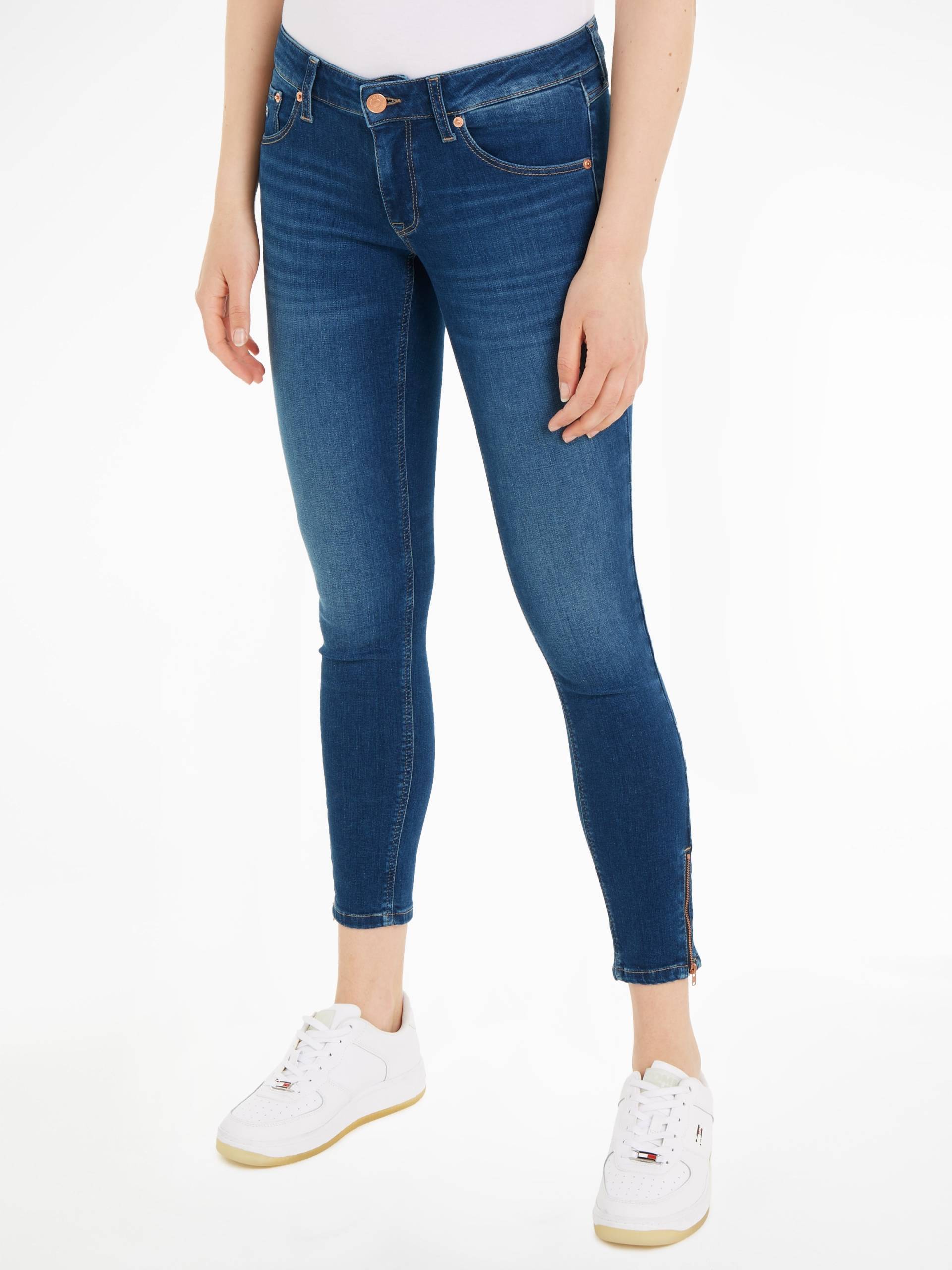 Tommy Jeans Skinny-fit-Jeans »SCARLETT LW SKN ANK ZIP AH1239« von TOMMY JEANS