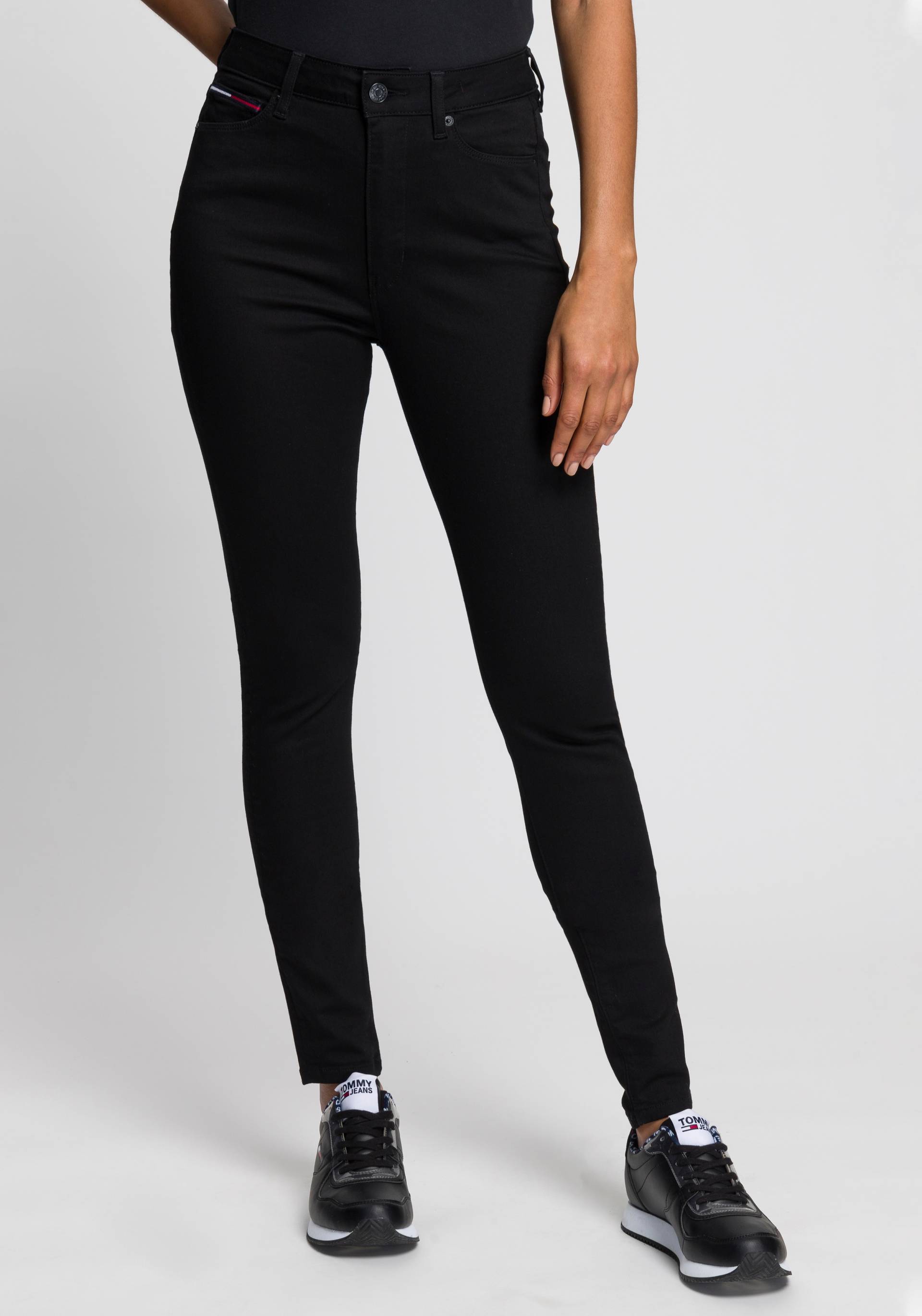 Tommy Jeans Skinny-fit-Jeans »SYLVIA HR SUPER SKNY«, Hochwertige Materialien für einen bequemen und perfekten Sitz. Tommy Jeans Skinny-fit-Jeans »SYLVIA HR SUPER SKNY«, Hochwertige Materialien für einen bequemen und perfekten Sitz. von TOMMY JEANS