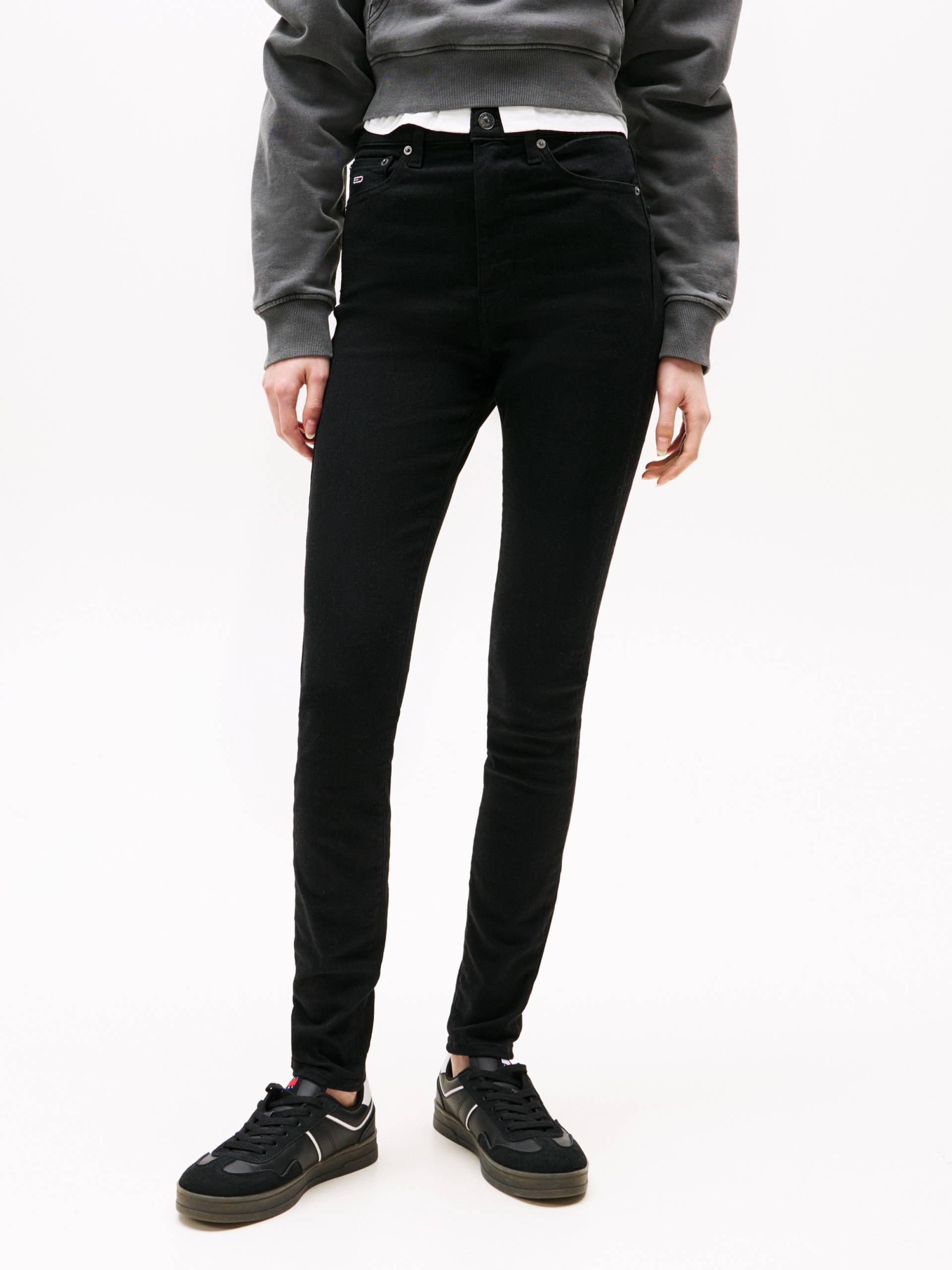 Tommy Jeans Skinny-fit-Jeans »Sylvia High Rise Skinny«, Eng anliegende Denim Jeans mit hoher Leibhöhe von TOMMY JEANS