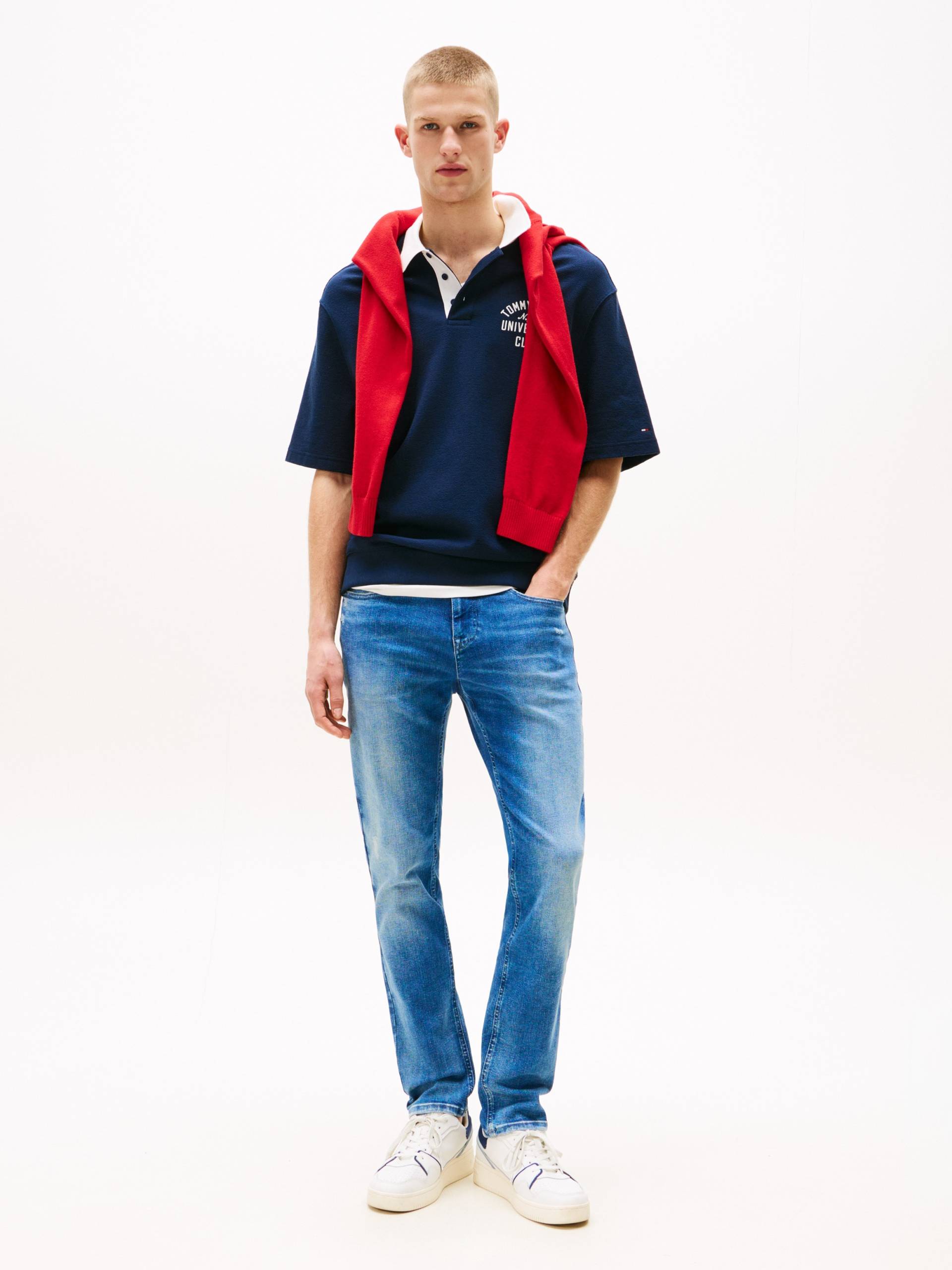 Tommy Jeans Slim-fit-Jeans »SCANTON SLIM«, mit Logoprägung von TOMMY JEANS