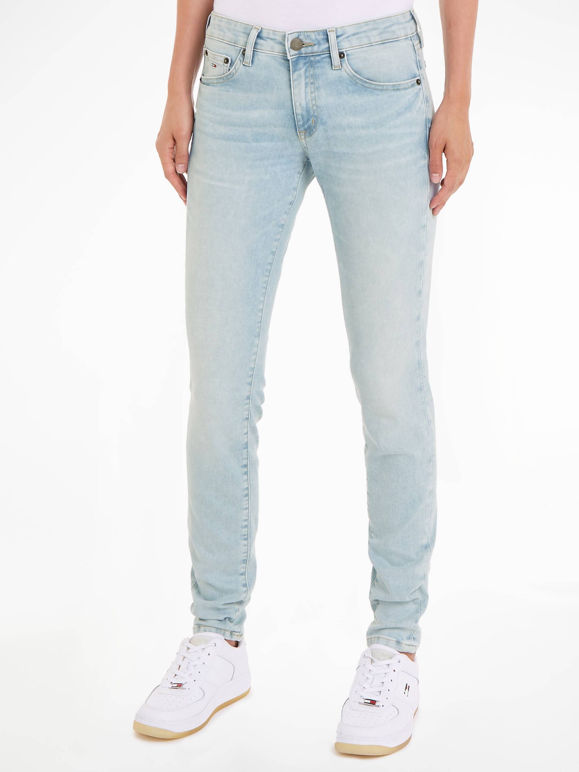 Tommy Jeans Slim-fit-Jeans »Skinny Jeans Marken Low Waist Mittlere Leibhöhe« von TOMMY JEANS