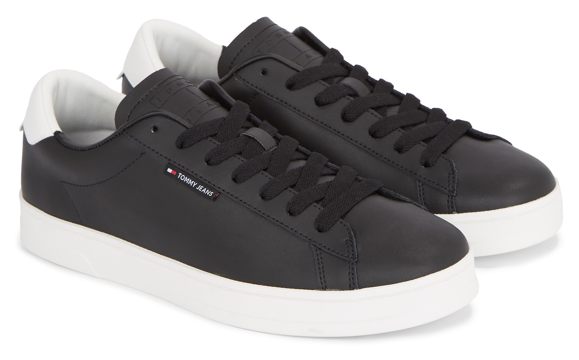 Tommy Jeans Sneaker »TJM LEATHER LOW CUPSOLE«, mit Label, Freizeitschuh, Halbschuh, Schnürschuh Tommy Jeans Sneaker »TJM LEATHER LOW CUPSOLE«, mit Label, Freizeitschuh, Halbschuh, Schnürschuh von TOMMY JEANS