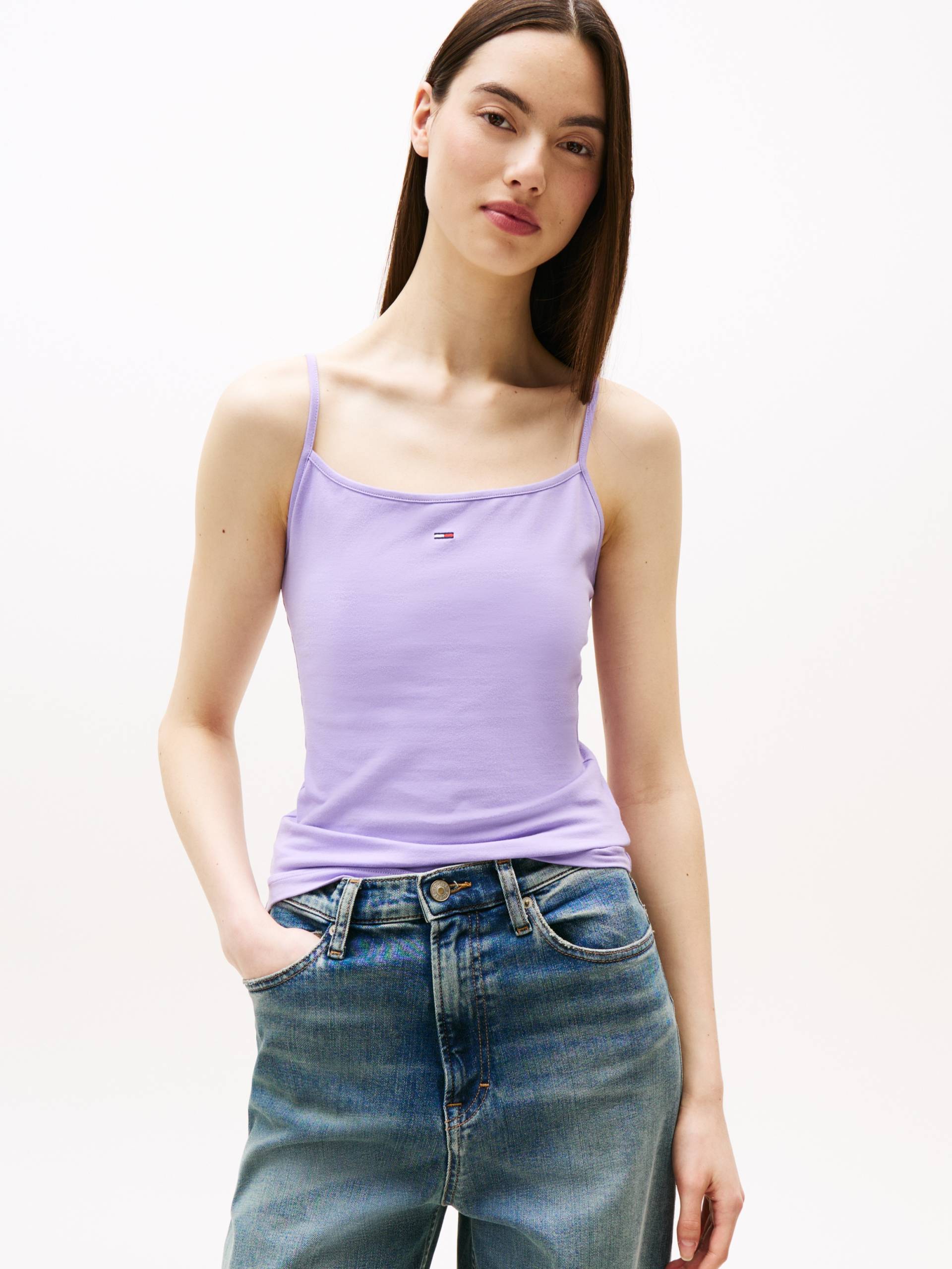 Tommy Jeans Spaghettitop »TJW ESSENTIAL STRAP TOP EXT«, mit Logostickerei Tommy Jeans Spaghettitop »TJW ESSENTIAL STRAP TOP EXT«, mit Logostickerei von TOMMY JEANS