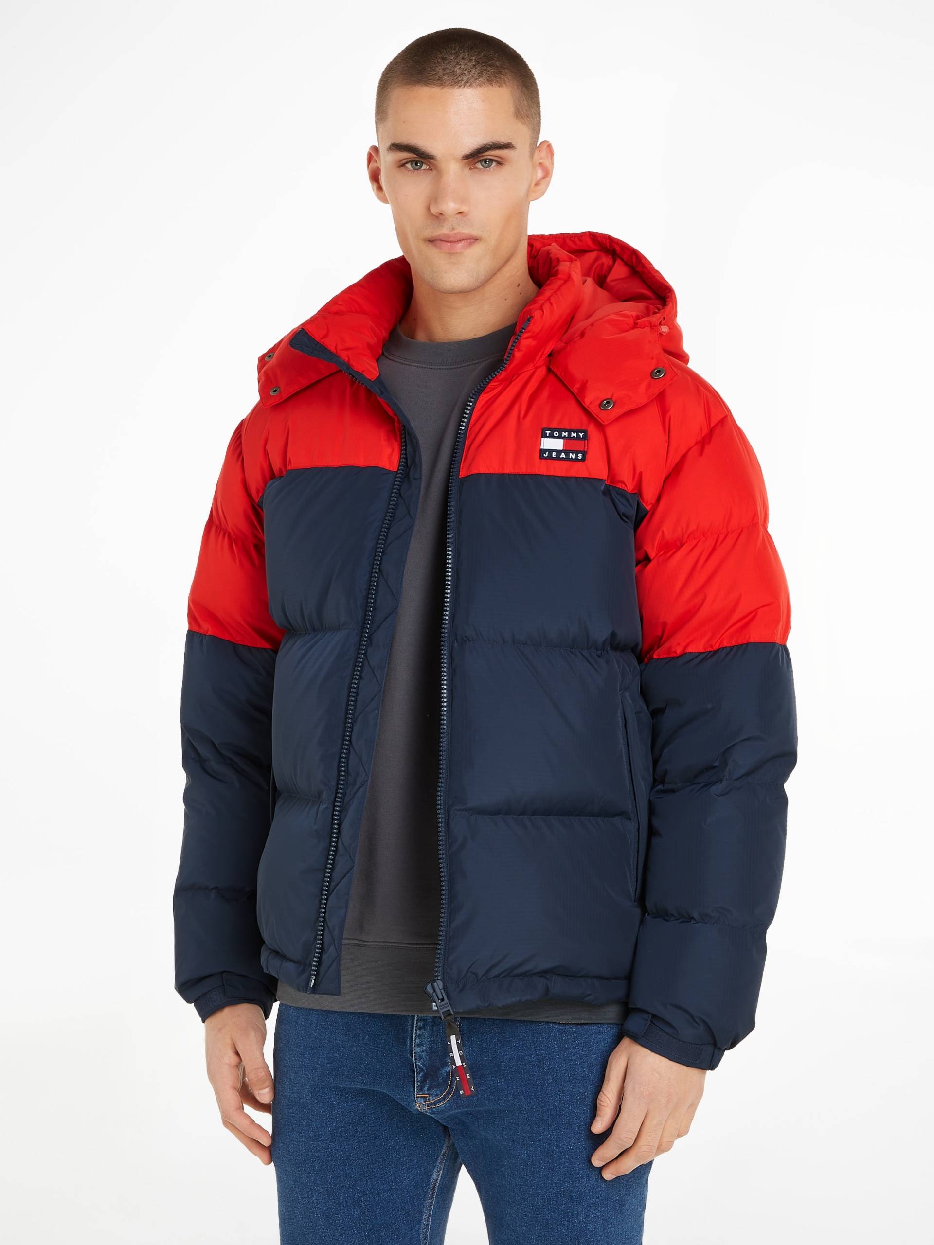 Tommy Jeans Steppjacke »TJM ALASKA COLORBLOCK PUFFER«, mit Kapuze von TOMMY JEANS