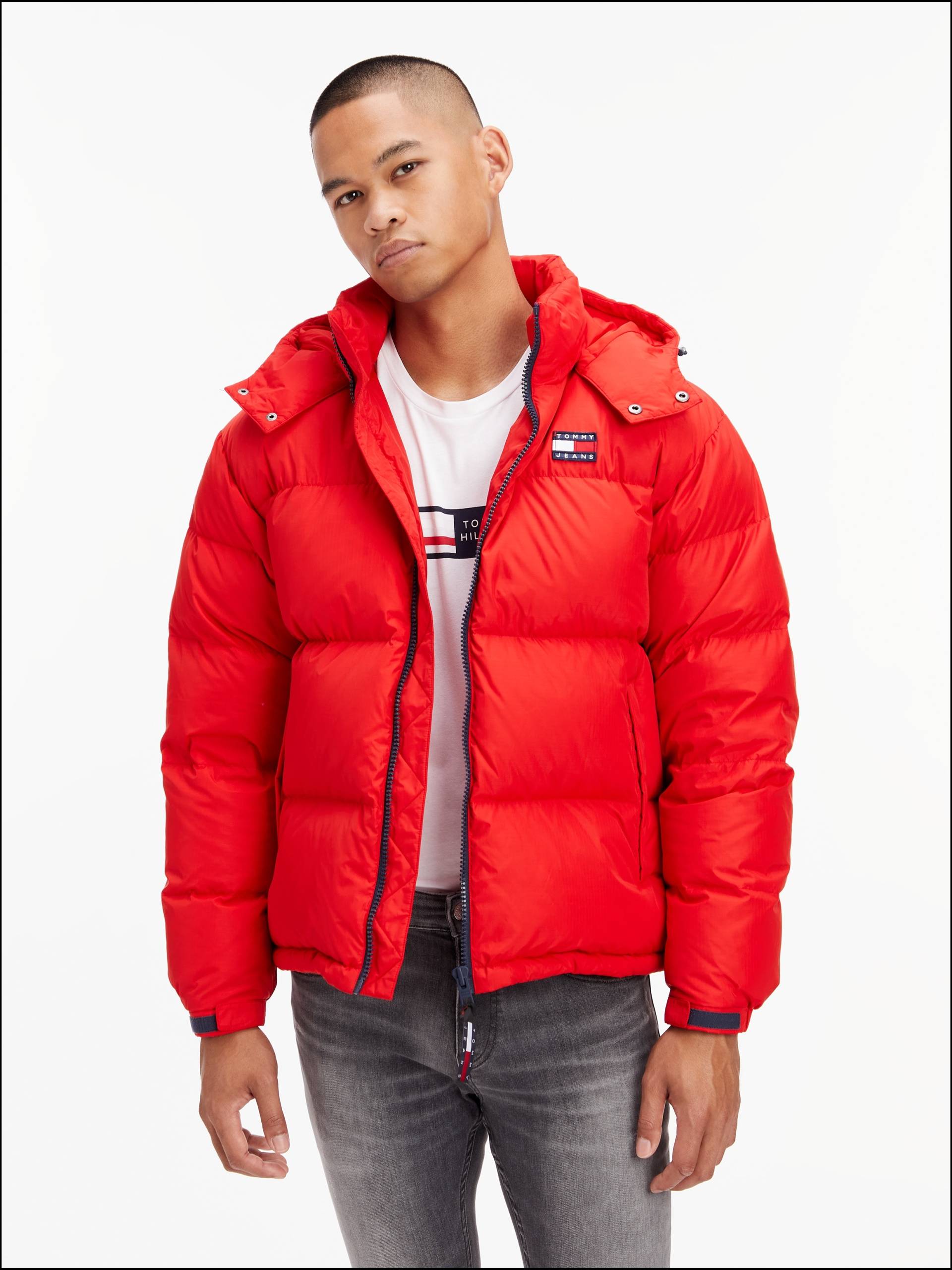 Tommy Jeans Steppjacke »TJM ALASKA PUFFER«, mit Kapuze von TOMMY JEANS