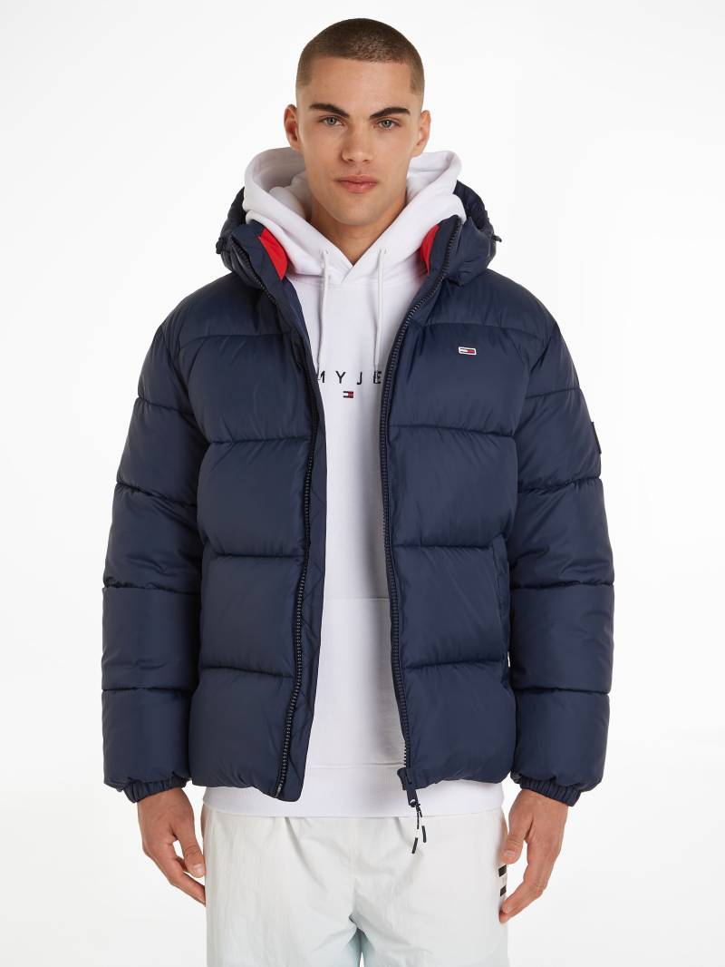 Tommy Jeans Steppjacke »TJM ESSENTIAL PUFFER JACKET«, mit Kapuze, mit Logoschriftzug in der Kapuze von TOMMY JEANS