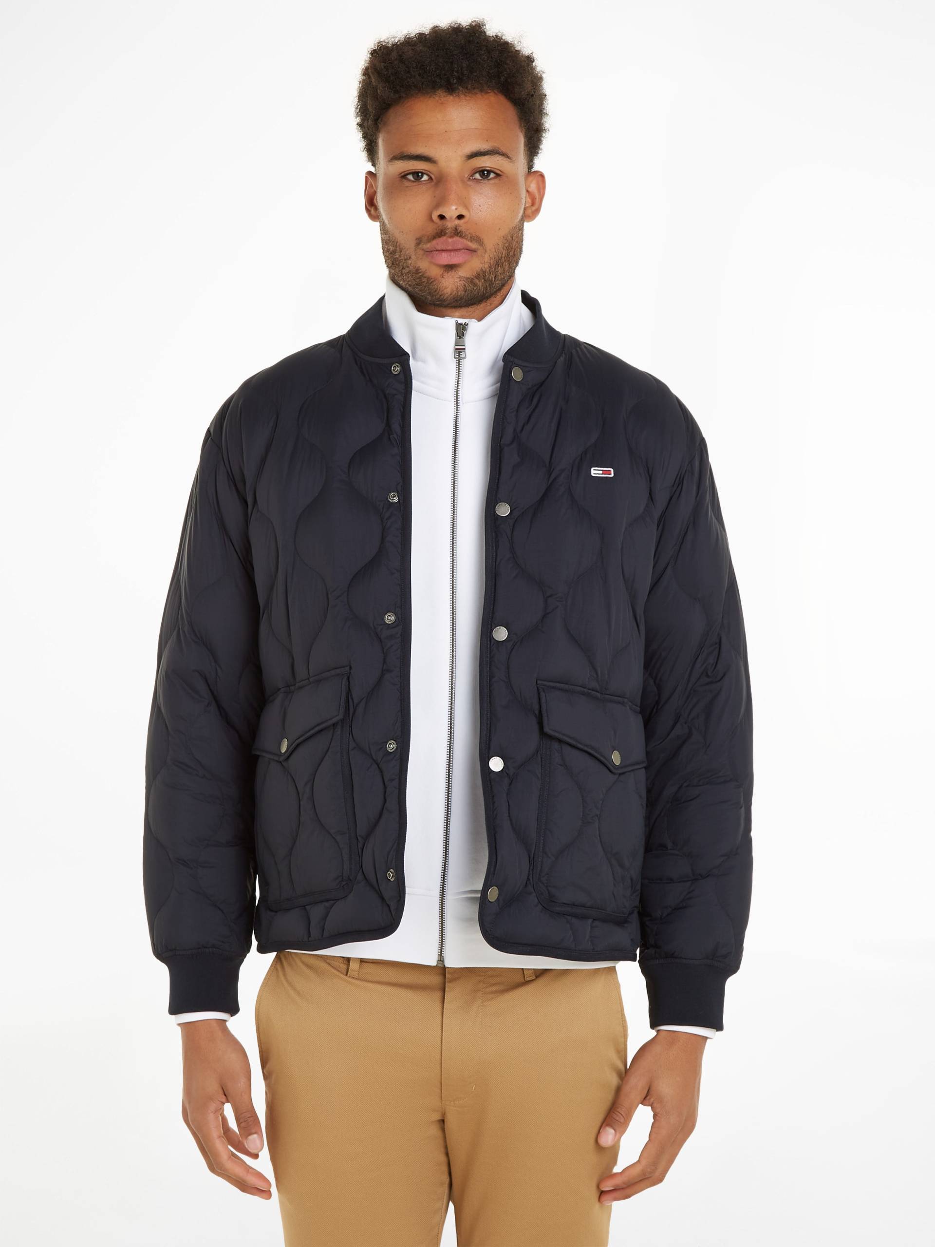 Tommy Jeans Steppjacke »TJM QUILTED LT DOWN JACKET«, ohne Kapuze von TOMMY JEANS