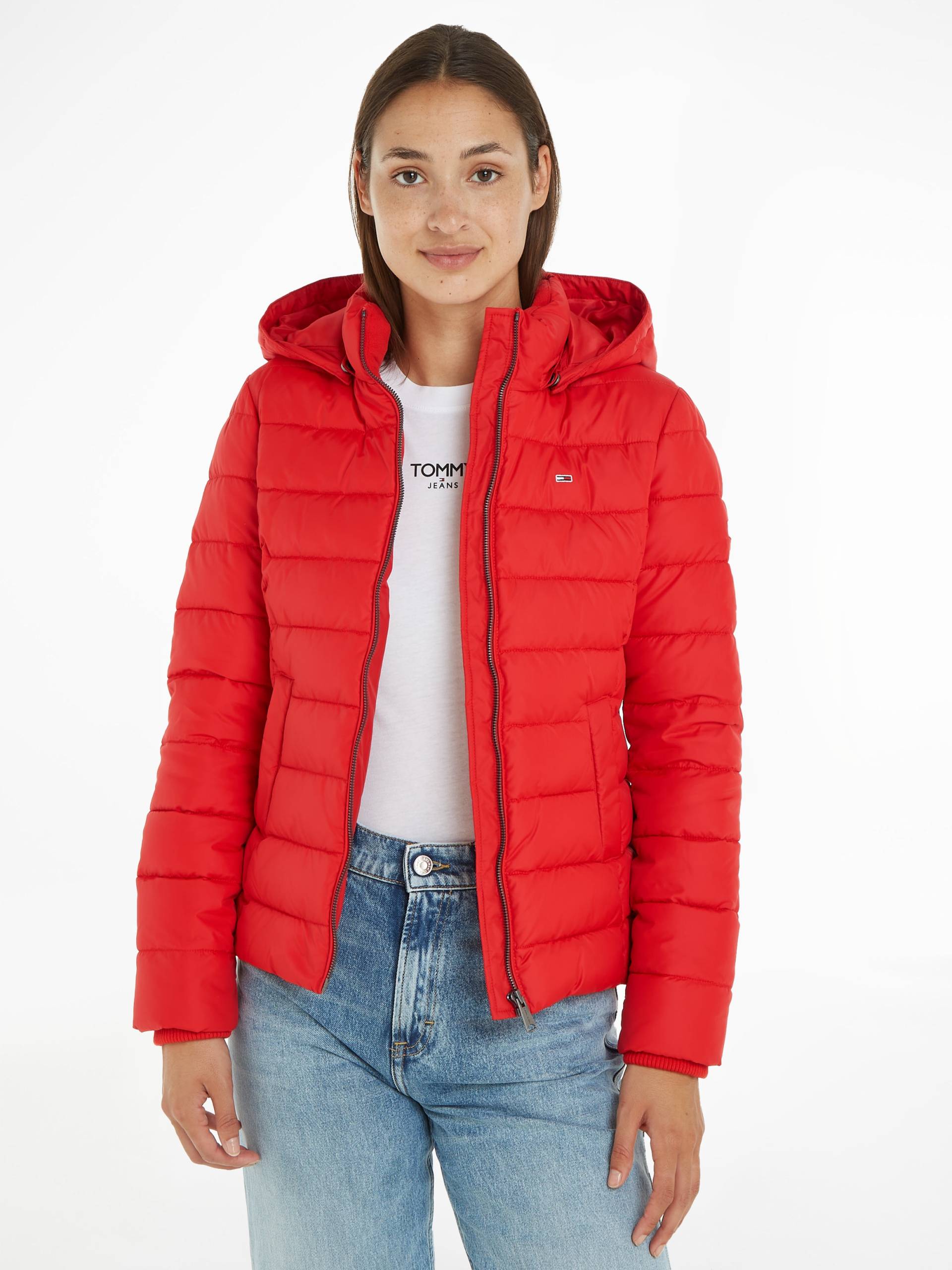 Tommy Jeans Steppjacke »TJW BASIC HOODED JACKET«, mit Kapuze, mit Aufhänger am Kragen von TOMMY JEANS