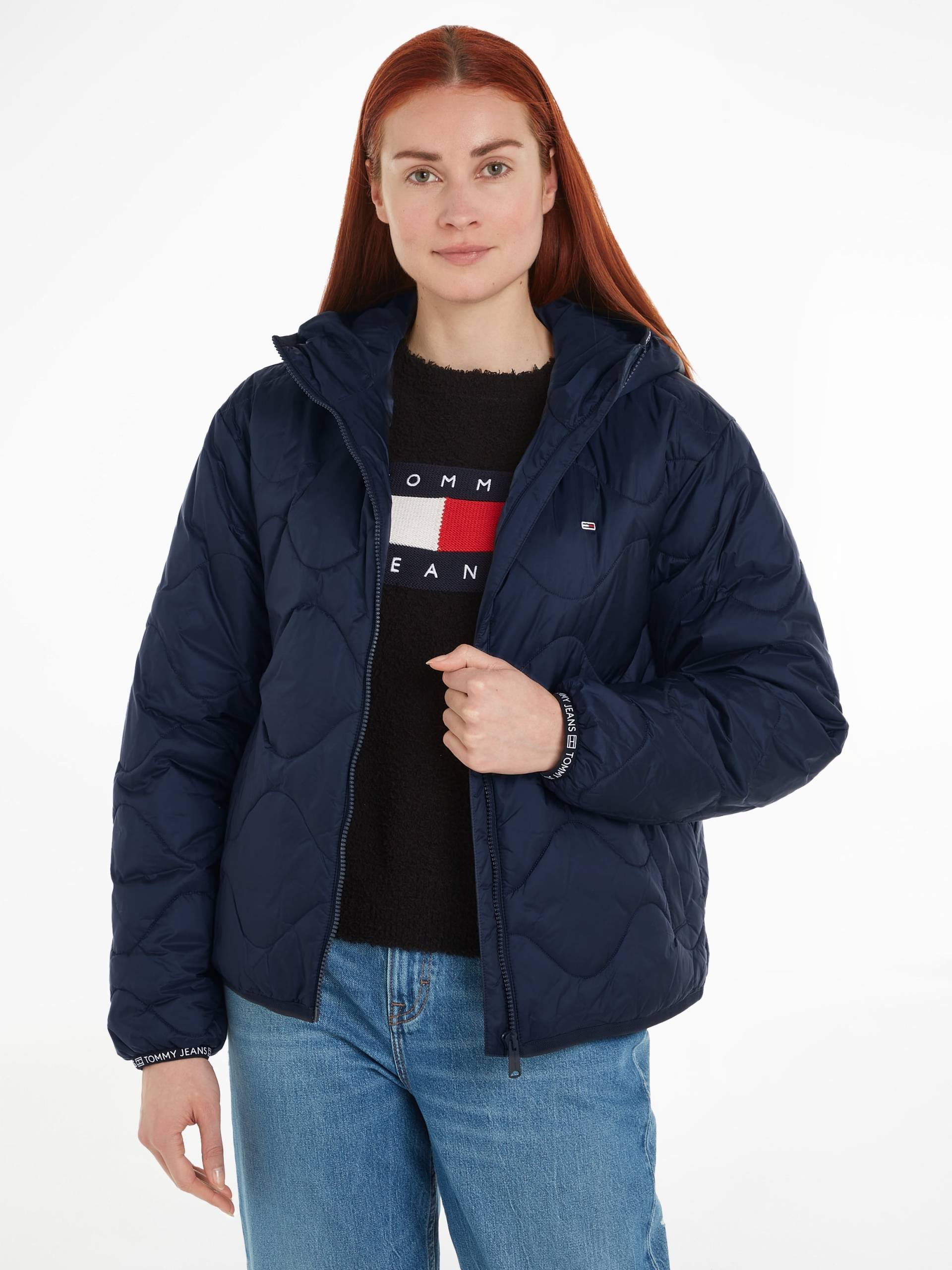 Tommy Jeans Steppjacke »TJW QUILTED TAPE HOOD PUFFER EXT«, mit Kapuze von TOMMY JEANS