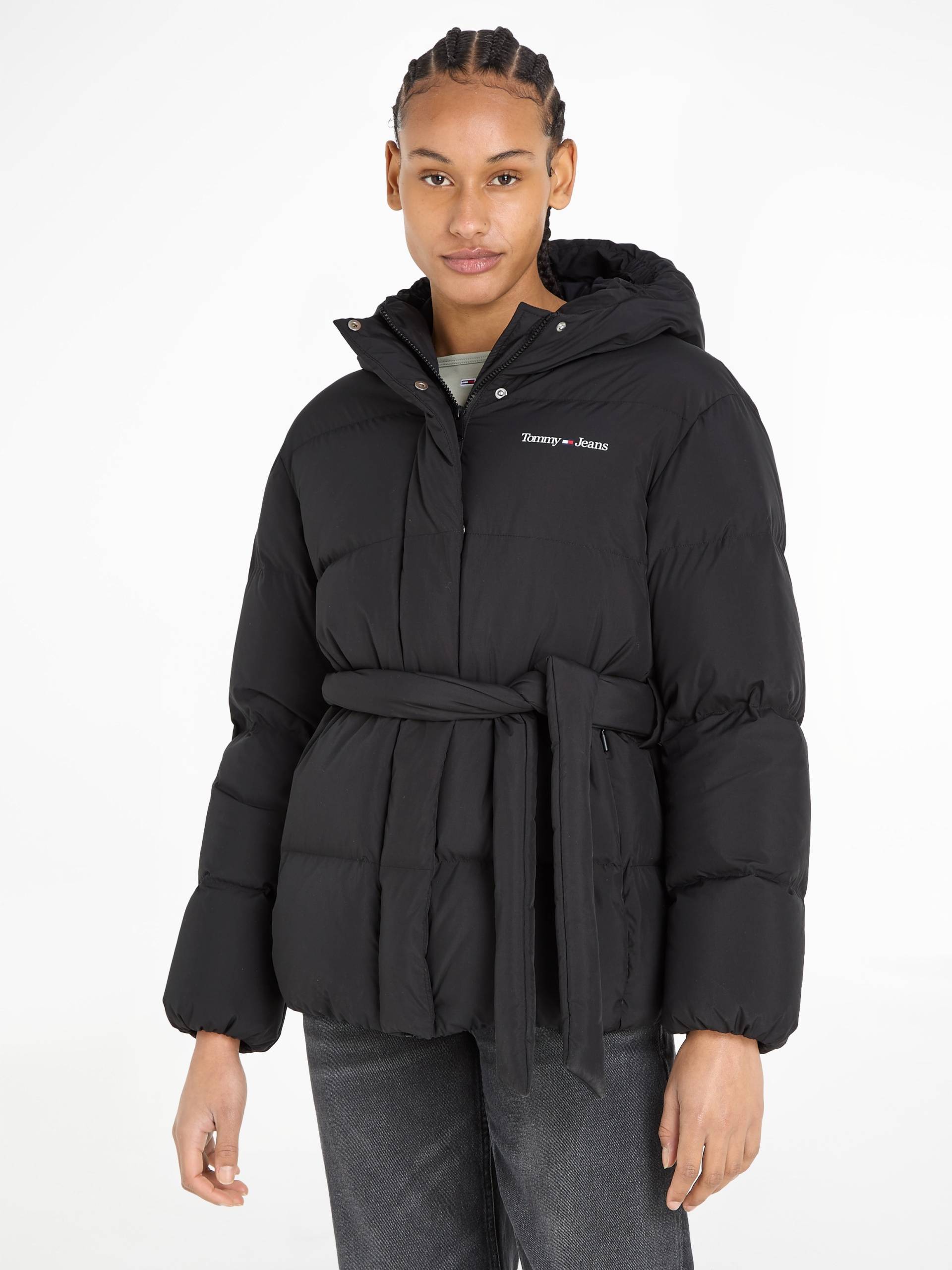 Tommy Jeans Steppjacke »TJW SERIF LINEAR BELTED PUFFER«, (2 St.), mit Bindegürtel von TOMMY JEANS