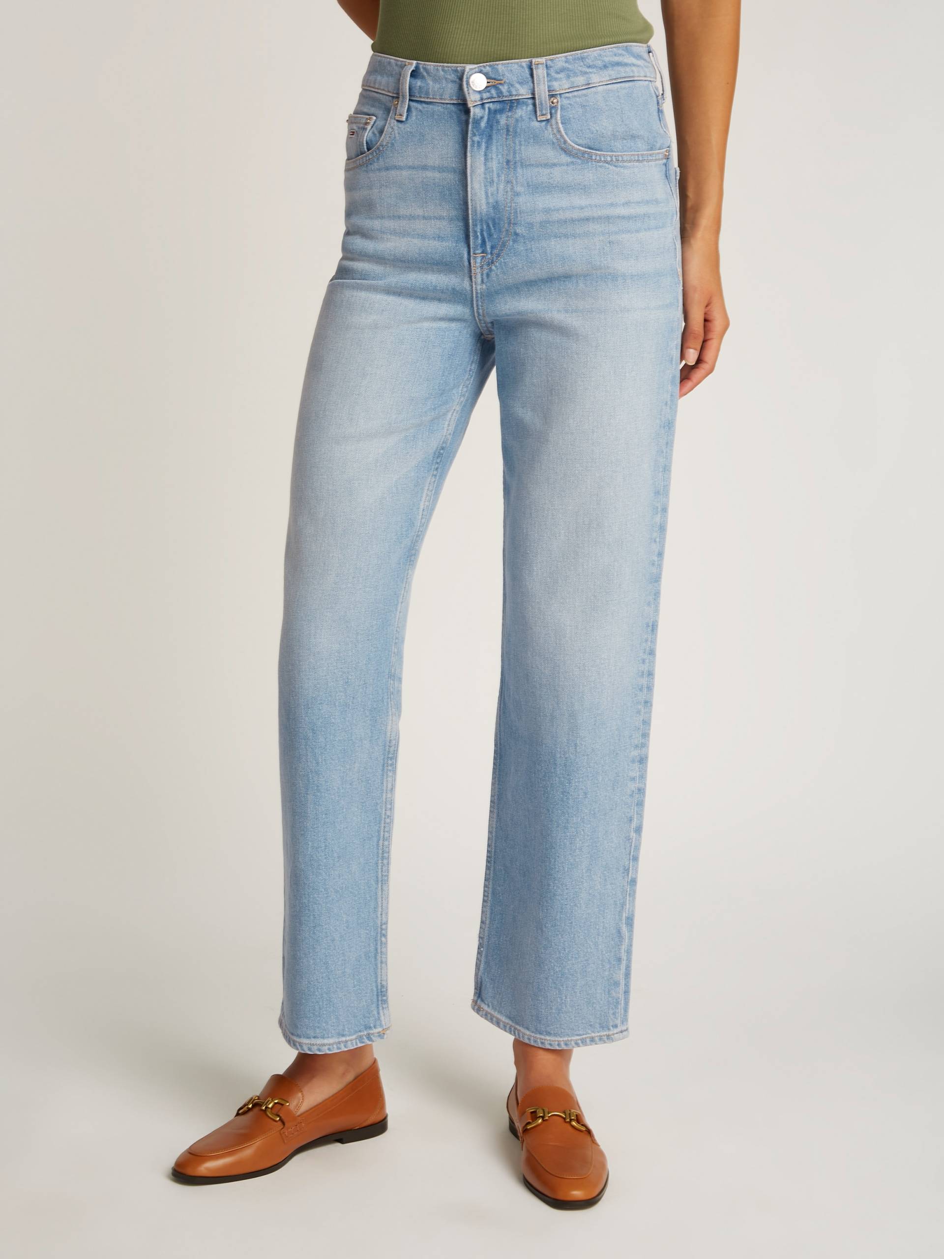 Tommy Jeans Straight-Jeans »Layla High Rise Slim Straight«, in Knöchellänge Tommy Jeans Straight-Jeans »Layla High Rise Slim Straight«, in Knöchellänge von TOMMY JEANS