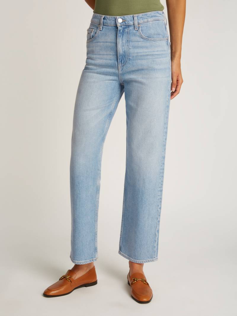 Tommy Jeans Straight-Jeans »LAYLA HR SLIM STR«, in Knöchellänge von TOMMY JEANS