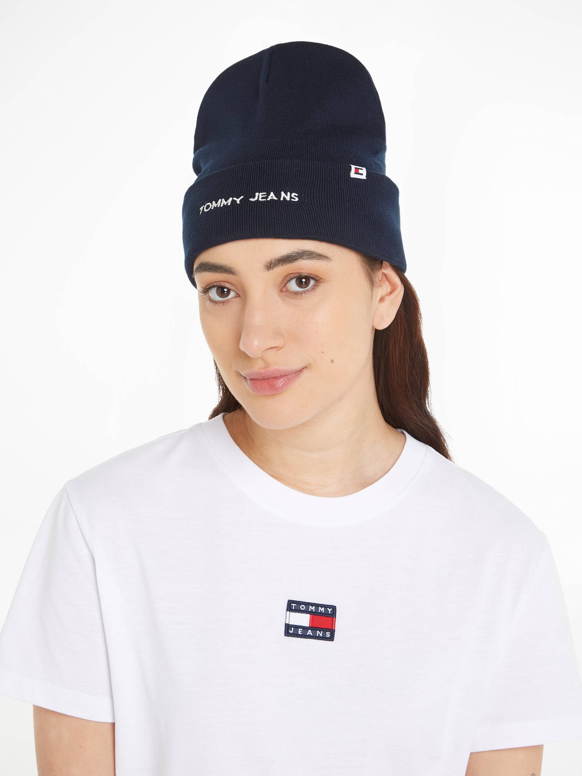 Tommy Jeans Strickmütze »TJW LINEAR LOGO BEANIE« von TOMMY JEANS