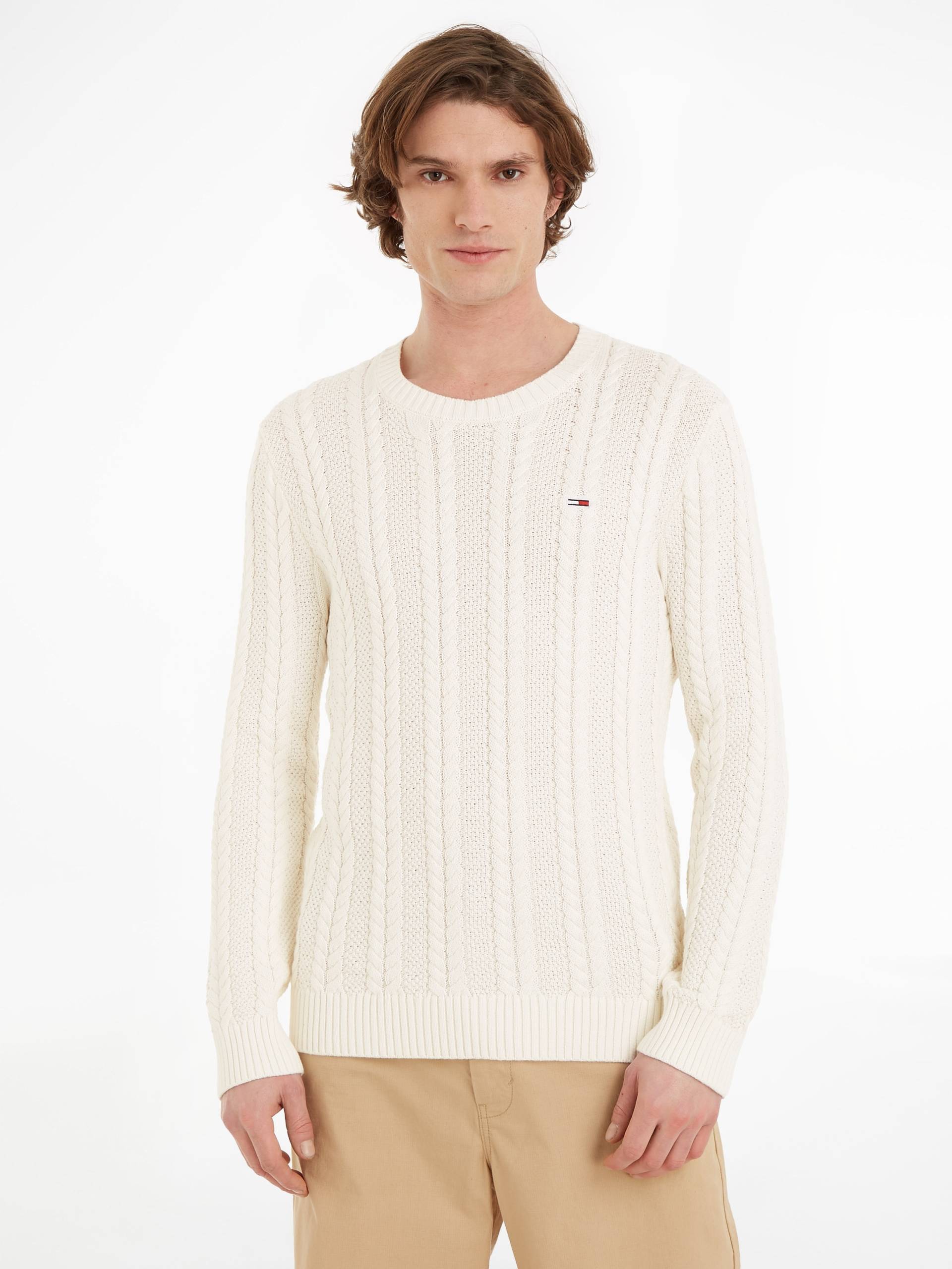 Tommy Jeans Strickpullover »TJM REG CABLE SWEATER« von TOMMY JEANS