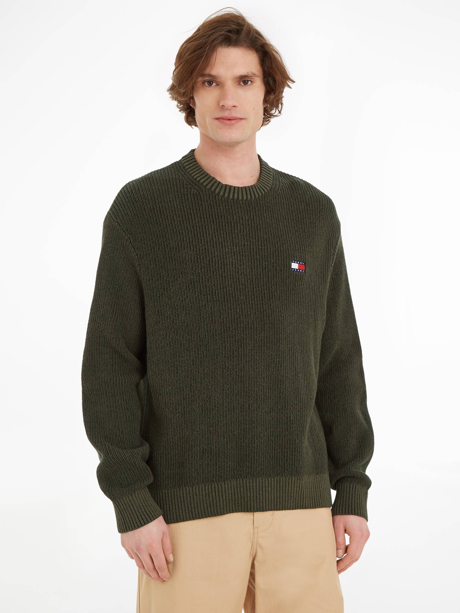 Tommy Jeans Strickpullover »TJM REG TONAL XS BADGE SWEATER« von TOMMY JEANS