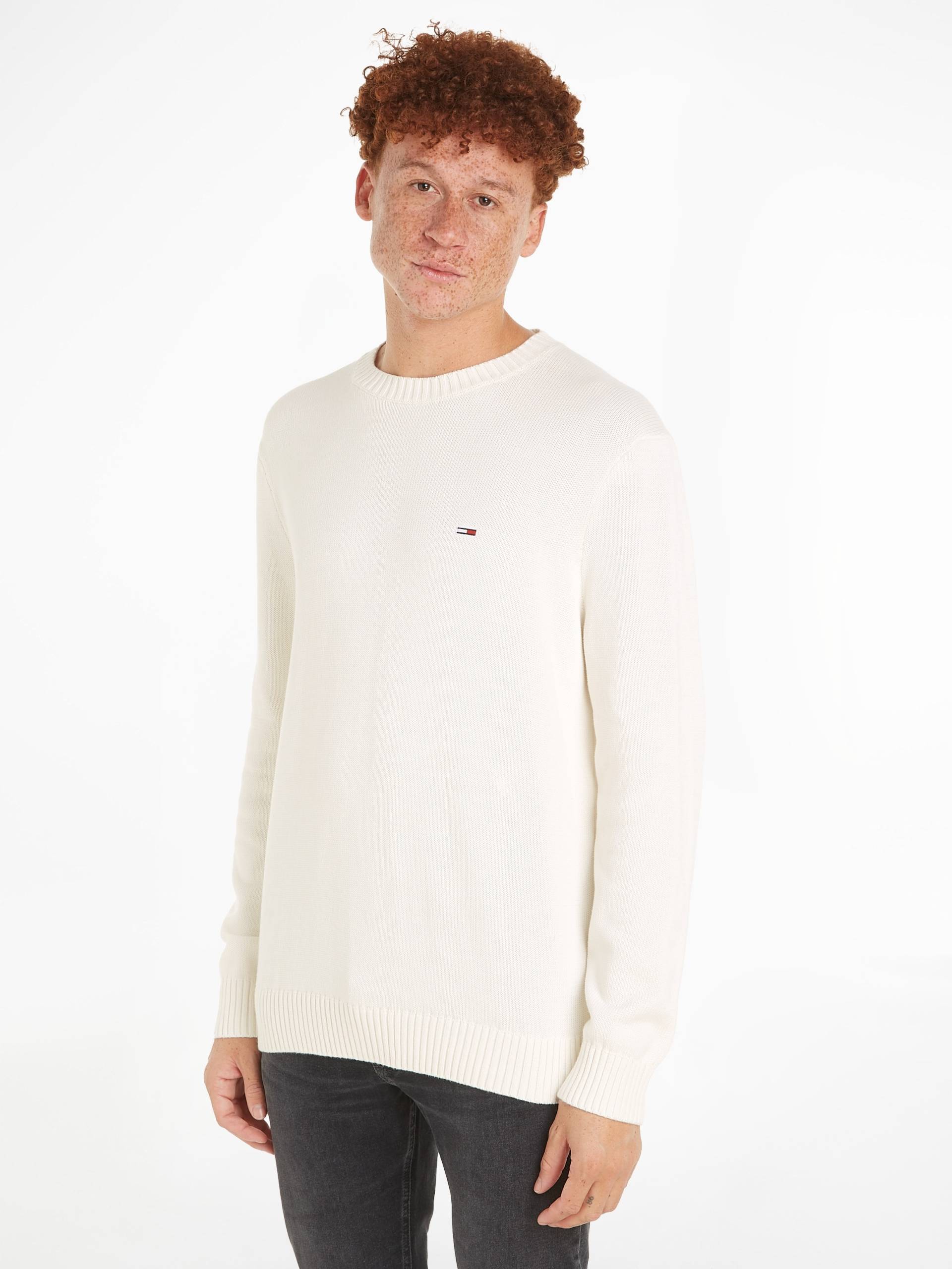 Tommy Jeans Strickpullover »TJM SLIM ESSNTLS C-NECK SWEATER« von TOMMY JEANS