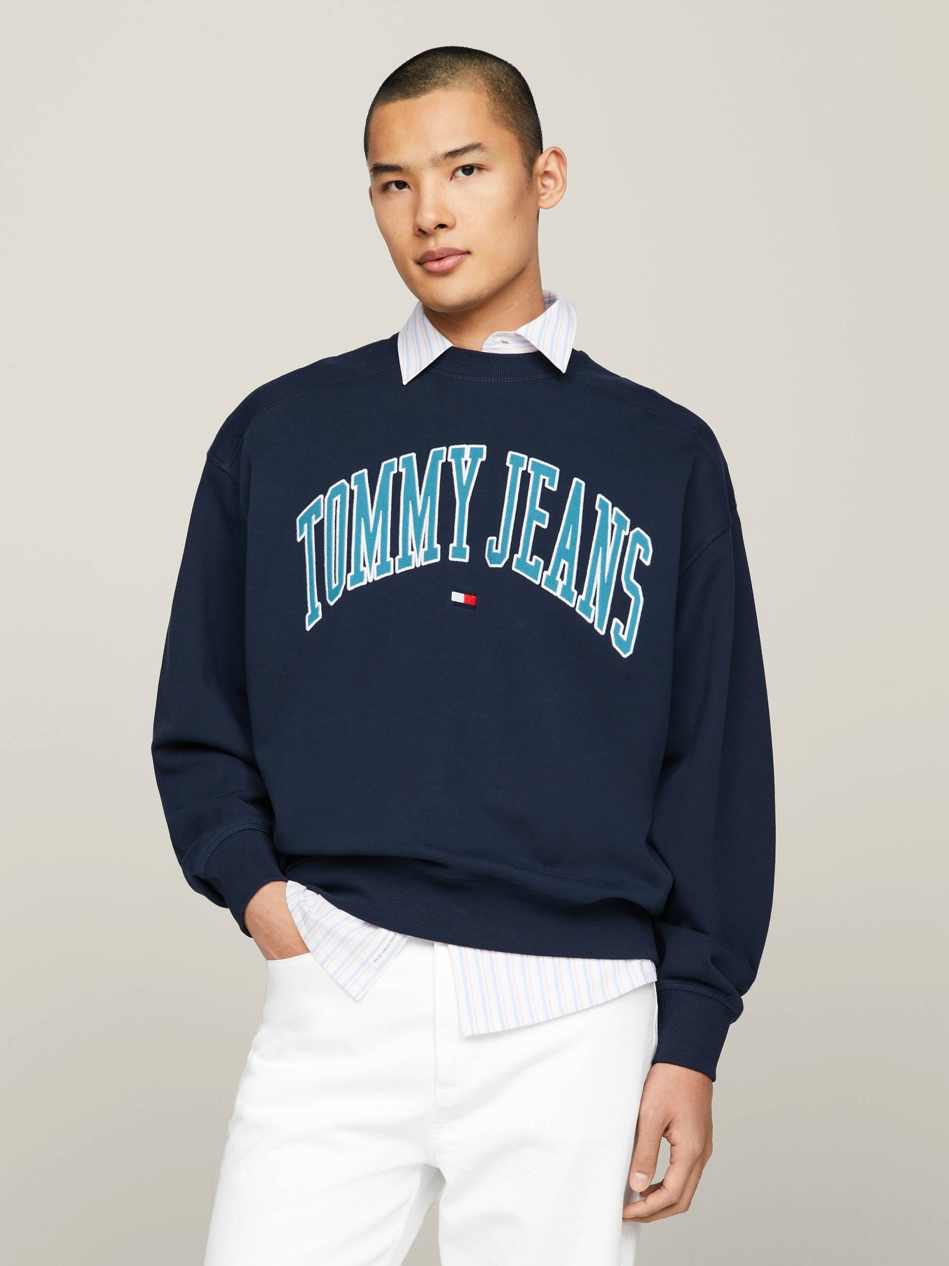 Tommy Jeans Sweatshirt »TJM BOXY POP VARSITY CREW« von TOMMY JEANS