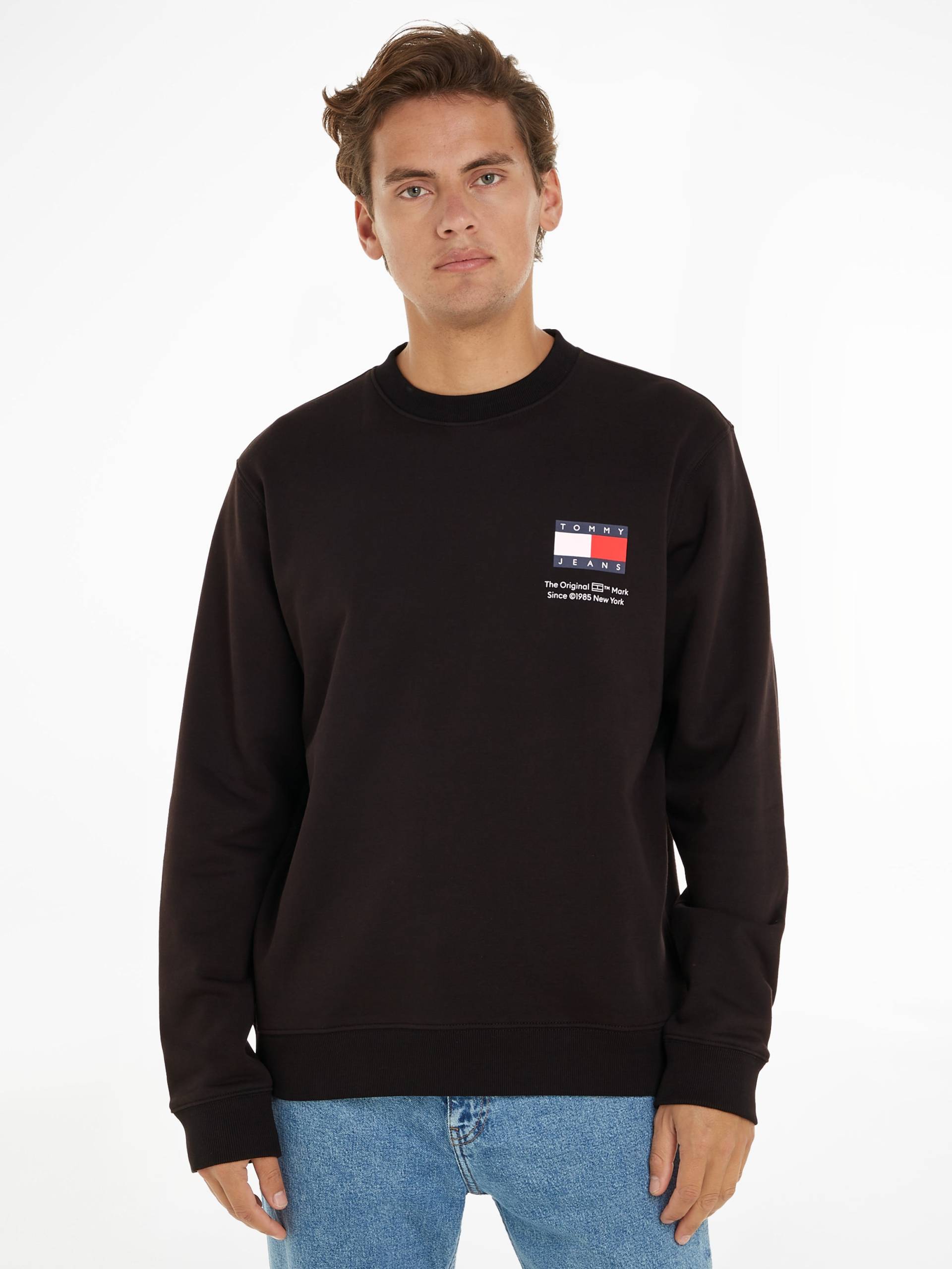 Tommy Jeans Sweatshirt »TJM REG ESSENTIAL FLAG CNECK EXT« von TOMMY JEANS