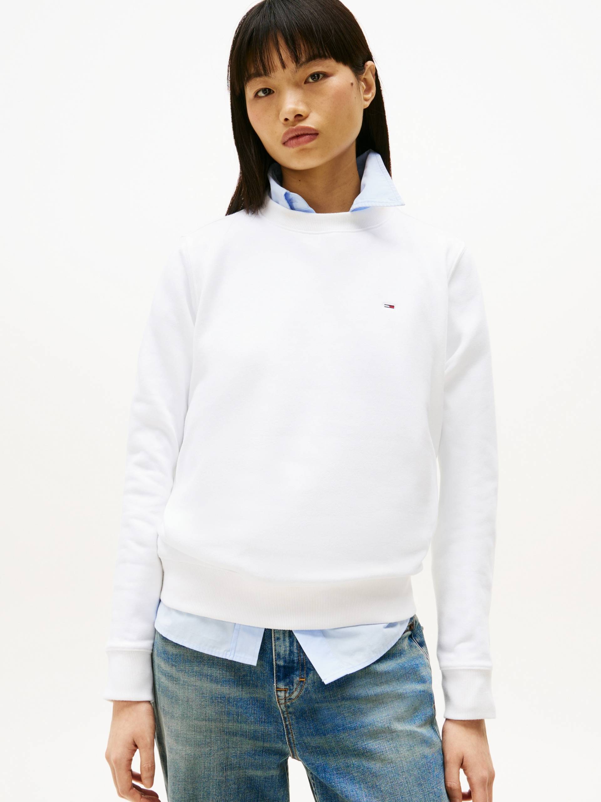 Tommy Jeans Sweatshirt »TJW REG S FLAG CREW«, mit Logostickerei Tommy Jeans Sweatshirt »TJW REG S FLAG CREW«, mit Logostickerei von TOMMY JEANS