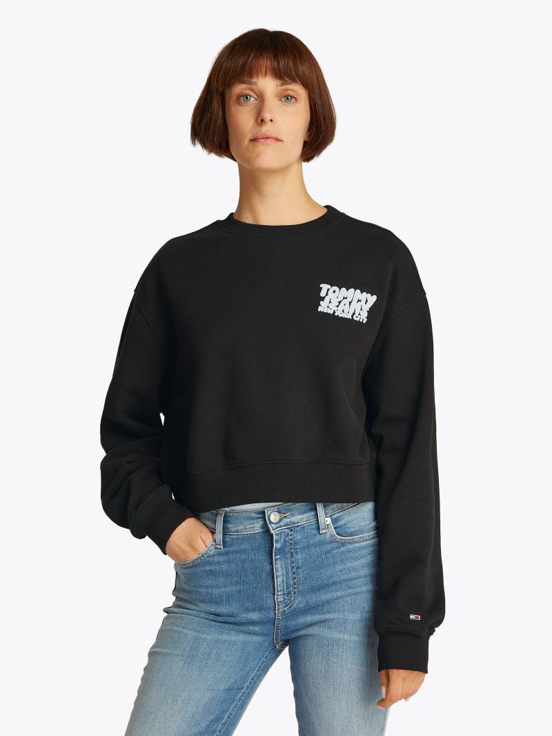 Tommy Jeans Sweatshirt »TJW RLX CRP TJ BUBBLE CREW«, mit grossem Logodruck auf dem Rücken von TOMMY JEANS