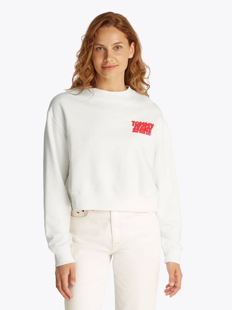 Tommy Jeans Sweatshirt »TJW RLX CRP TJ BUBBLE CREW«, mit grossem Logodruck auf dem Rücken von TOMMY JEANS