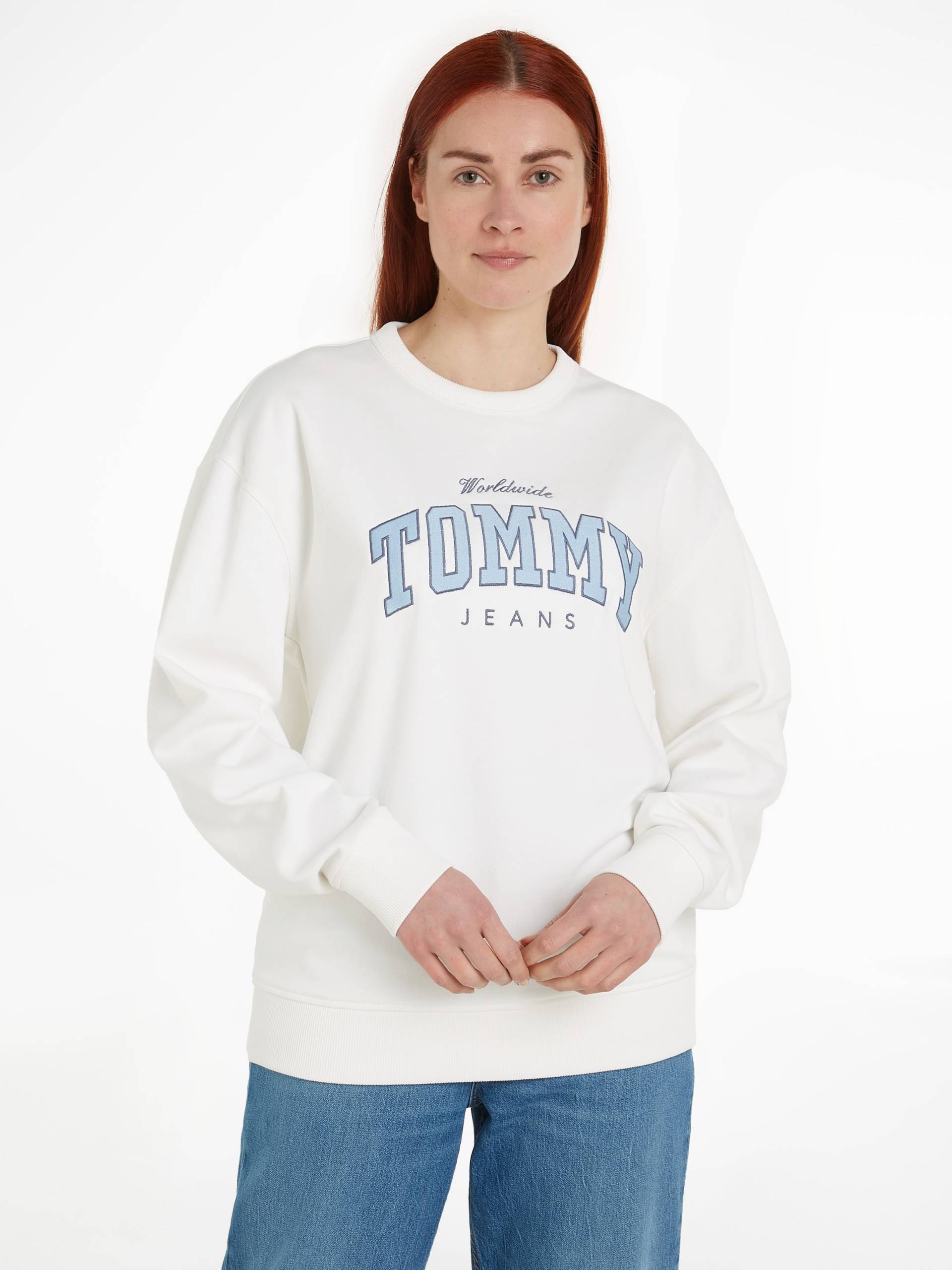 Tommy Jeans Sweatshirt »TJW RLX VARSITY LUXE CREW« von TOMMY JEANS