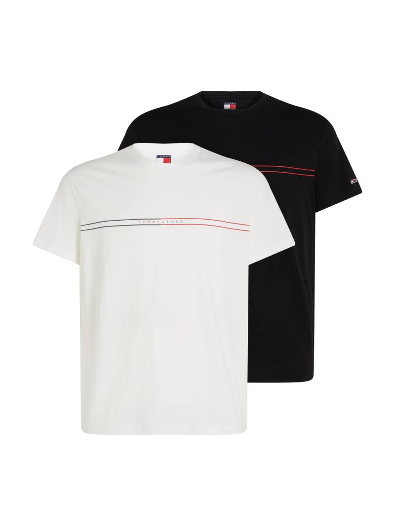 Tommy Jeans T-Shirt »TJM SLM ENTRY GRPHC T EXT 2 PCK«, (Packung, 2 tlg., 2er) von TOMMY JEANS