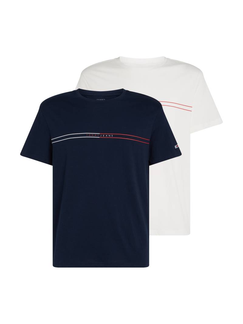 Tommy Jeans T-Shirt »TJM SLM ENTRY GRPHC T EXT 2 PCK«, (Packung, 2 tlg., 2er) von TOMMY JEANS