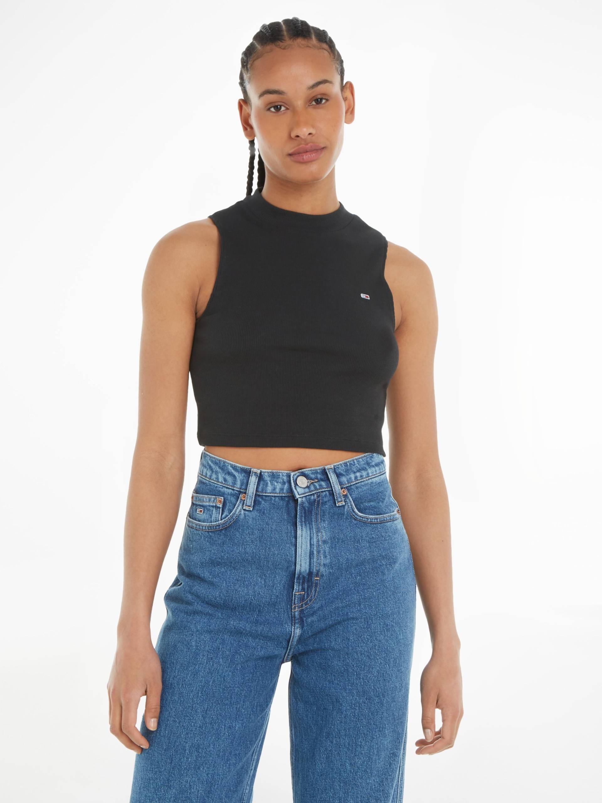 Tommy Jeans Tanktop »TJW CRP MOCKNECK RIB TANK« von TOMMY JEANS