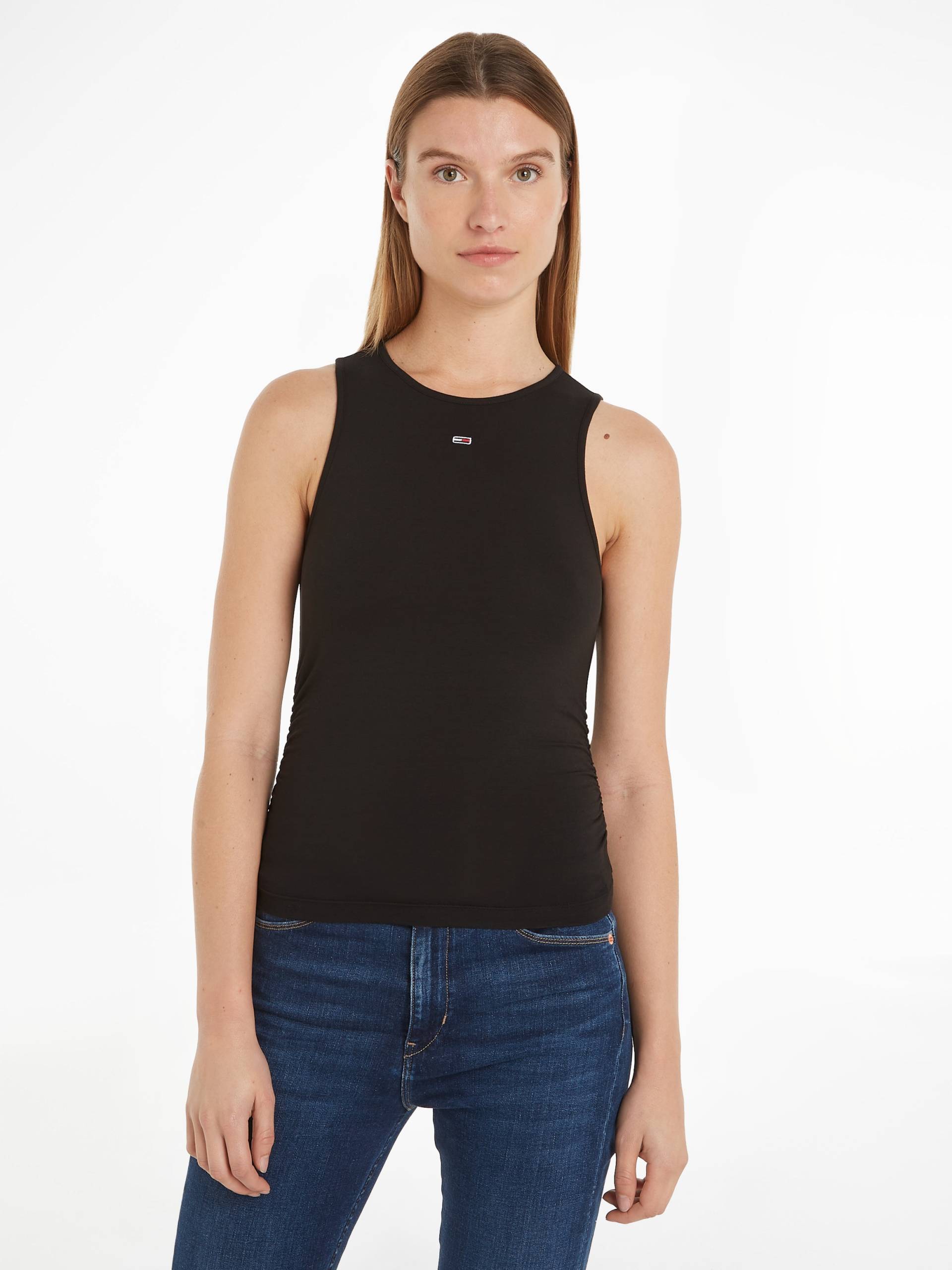 Tommy Jeans Tanktop »TJW SLIM GATHERING TANK TOP«, (ESSENTIAL Regular Flag Logo TJ Women), mit Tommy Jeans Markenlabel Tommy Jeans Tanktop »TJW SLIM GATHERING TANK TOP«, (ESSENTIAL Regular Flag Logo TJ Women), mit Tommy Jeans Markenlabel von TOMMY JEANS