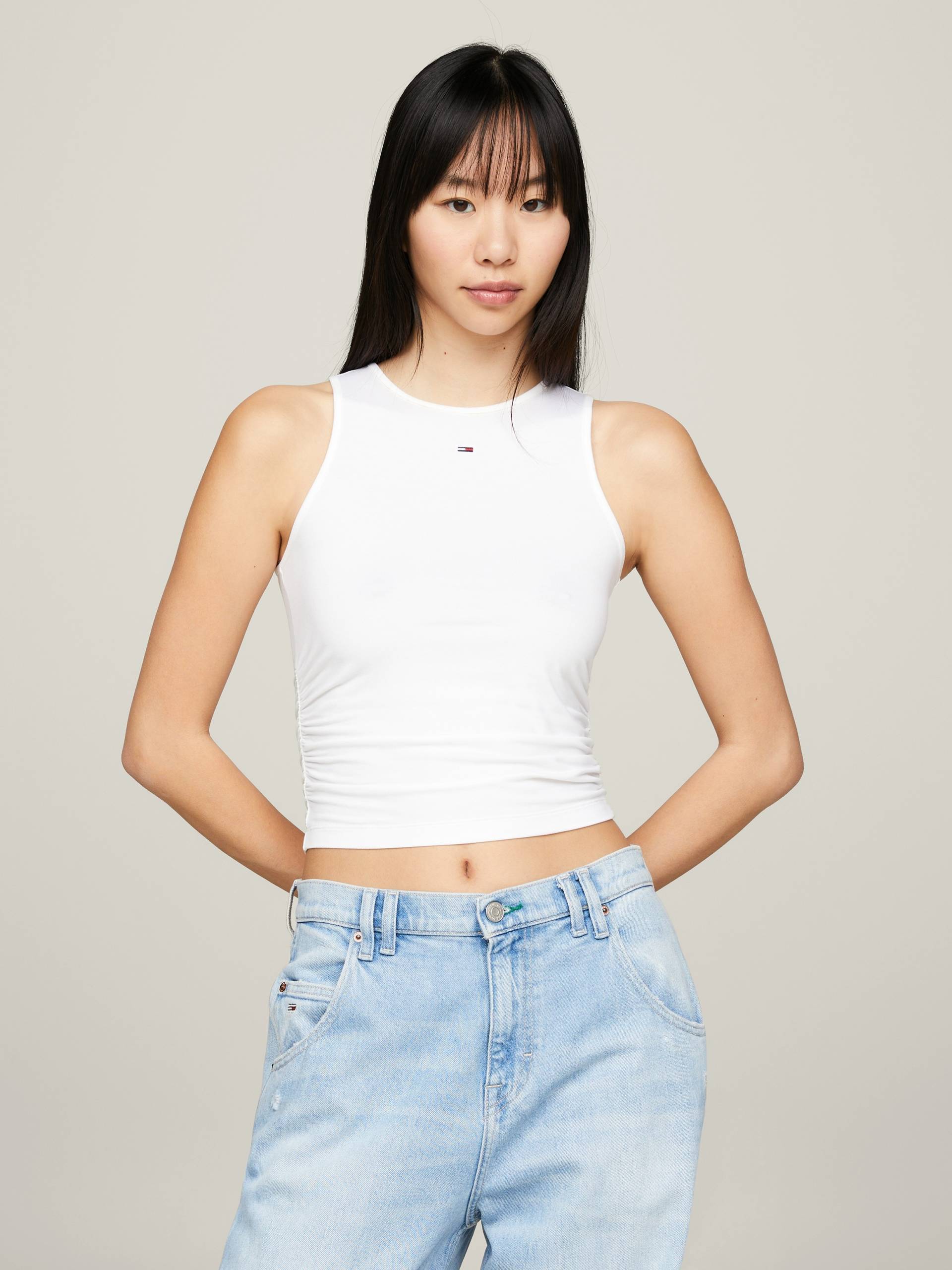 Tommy Jeans Tanktop »TJW SLIM GATHERING TANK TOP« von TOMMY JEANS