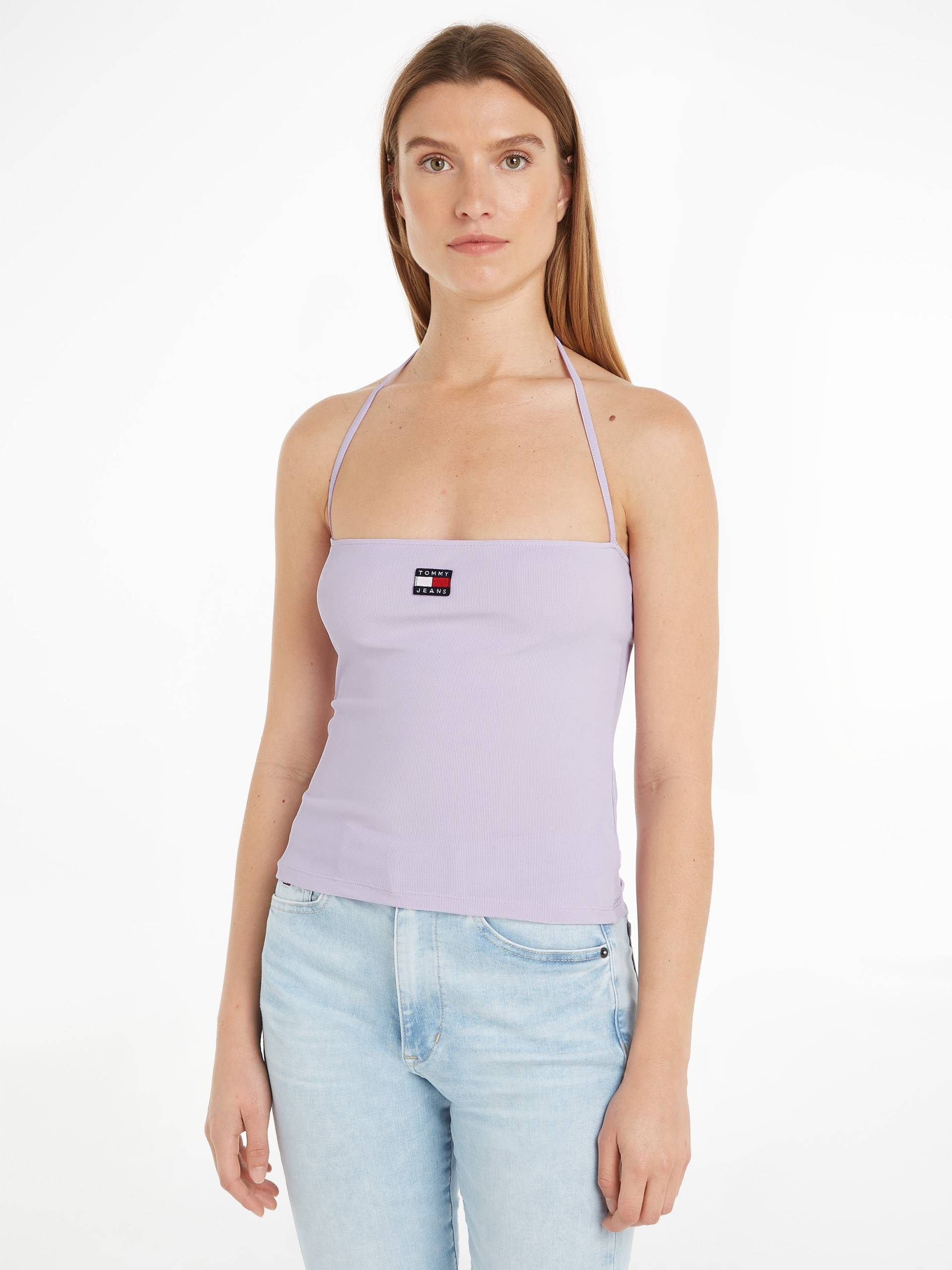 Tommy Jeans Tanktop »TJW SLIM RIB BADGE STRAP TOP« von TOMMY JEANS