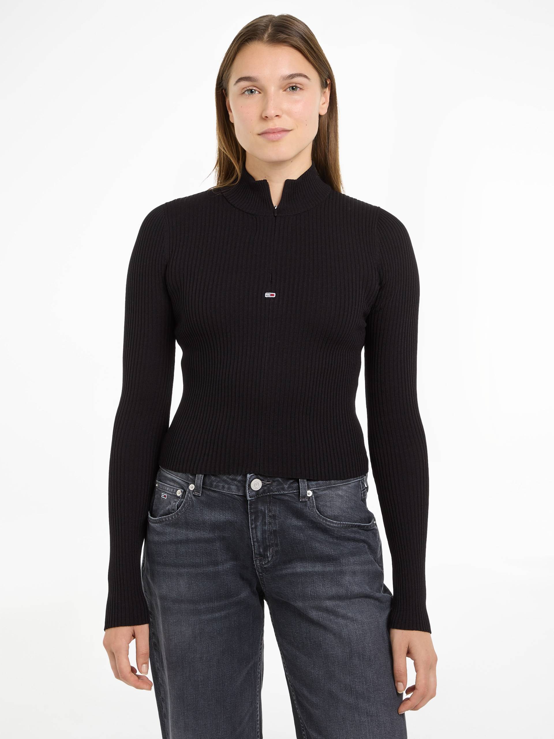 Tommy Jeans Troyer »TJW 1/4 ZIP TECHNICAL RIB«, mit kurzem Reissverschluss Tommy Jeans Troyer »TJW 1/4 ZIP TECHNICAL RIB«, mit kurzem Reissverschluss von TOMMY JEANS