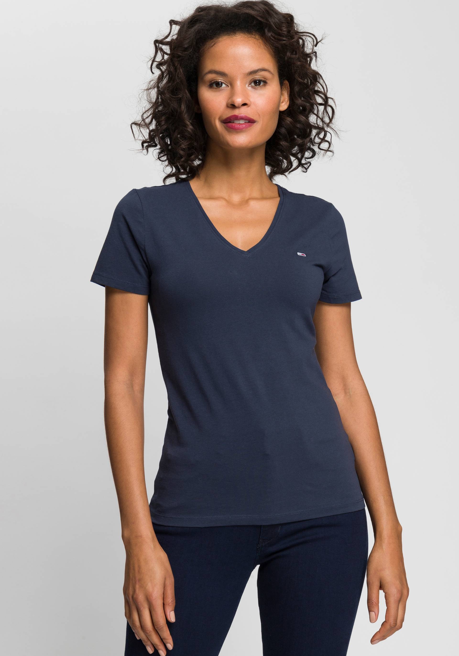 Tommy Jeans V-Shirt »TJW SKINNY STRETCH V NECK« von TOMMY JEANS