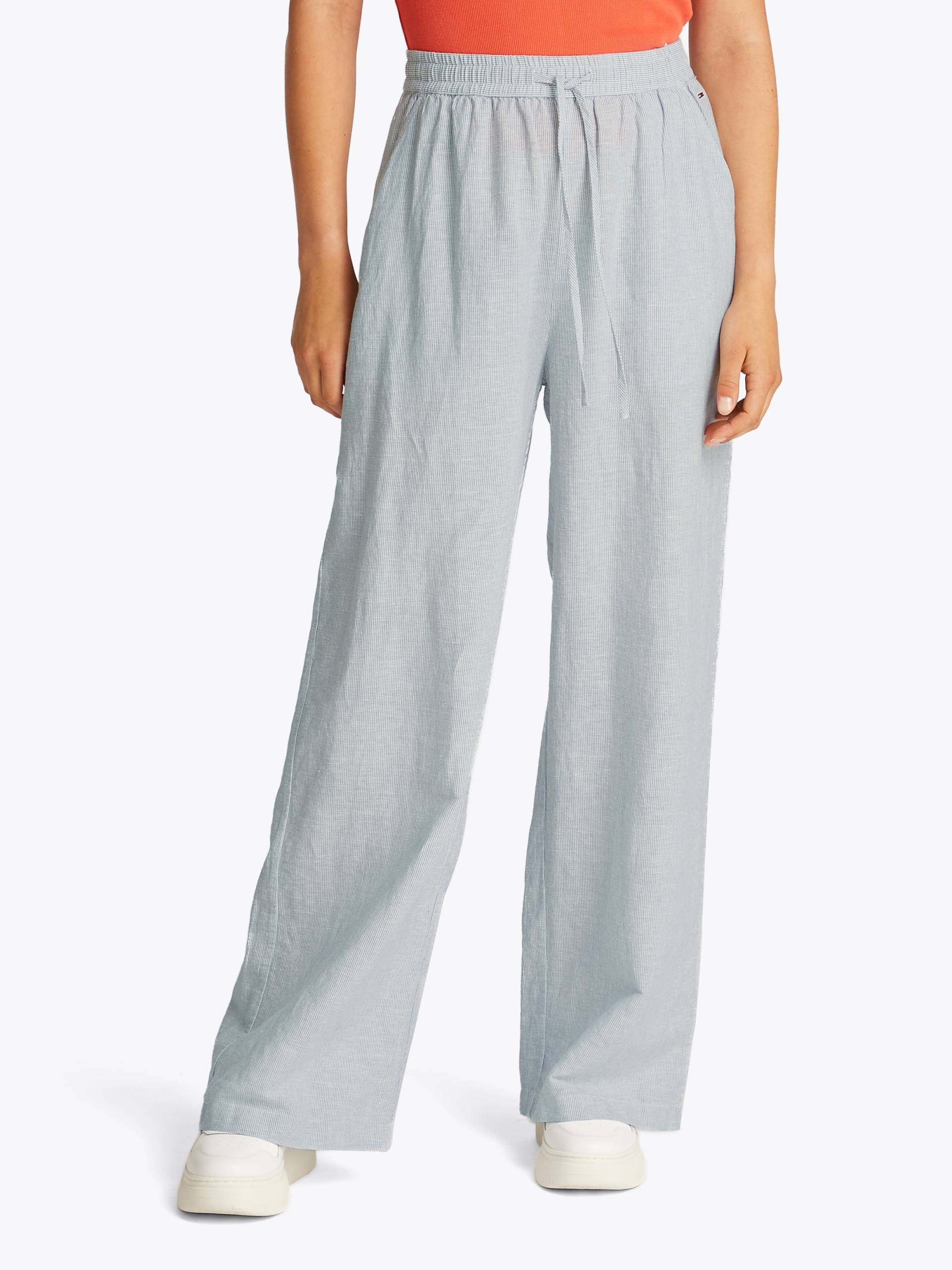 Tommy Jeans Webhose »TJW LINEN PANT«, mit Logostickerei von TOMMY JEANS